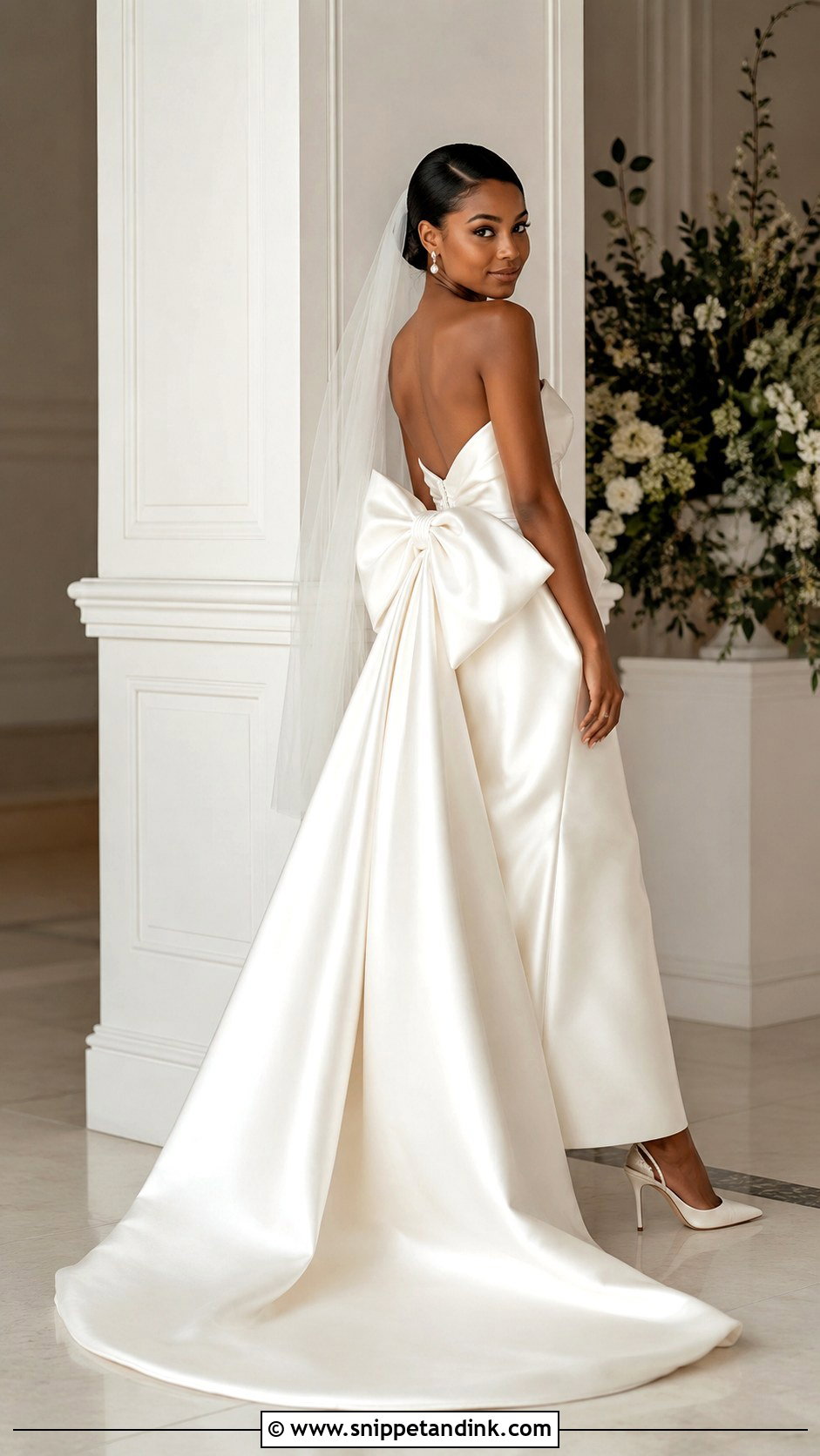 Wedding Dress With Bow For Black Women - Snippet and Ink - 30 Wedding Dress Black Women Ideas