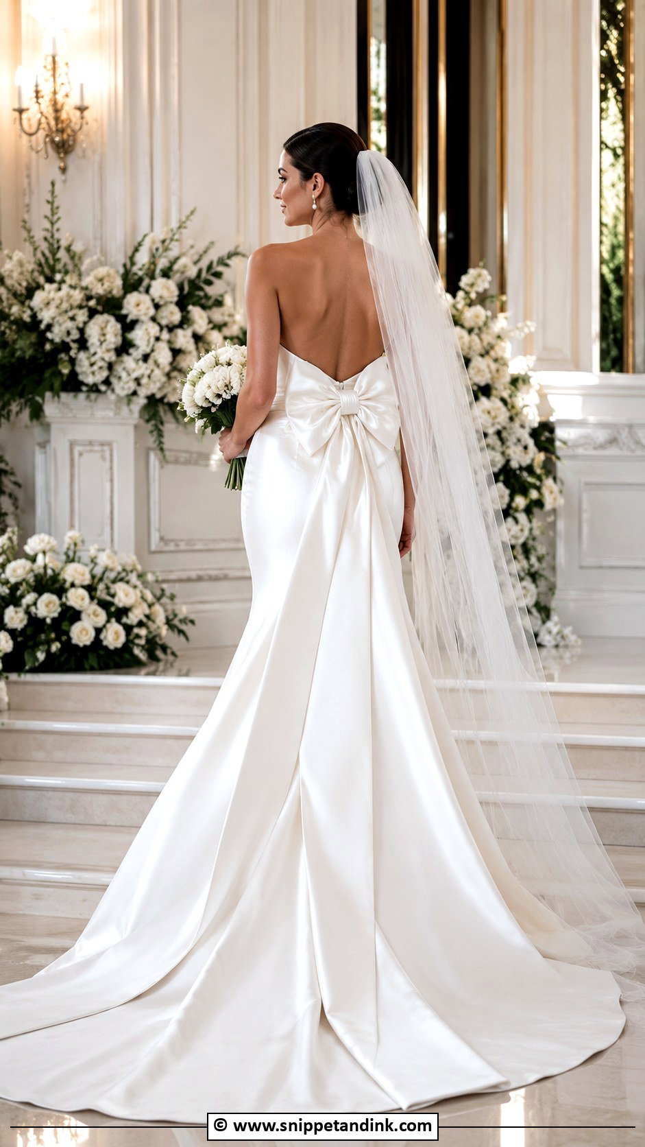 Wedding Dress With Bow Train - Snippet and Ink - 25 Wedding Dress with Bow Ideas
