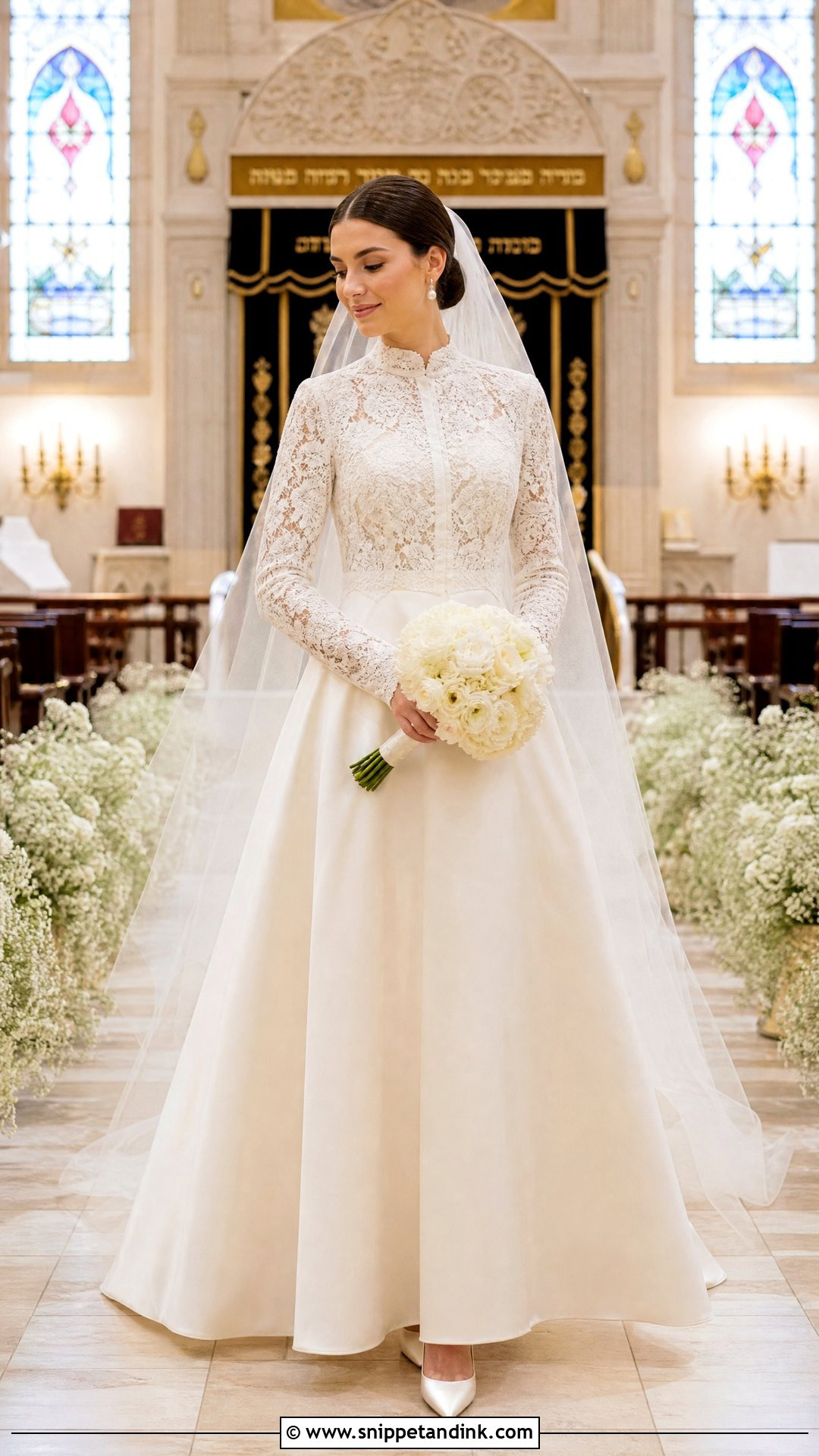 Wedding Dress With Bridal Jacket - Snippet and Ink - 25 Jewish Wedding Dress Ideas