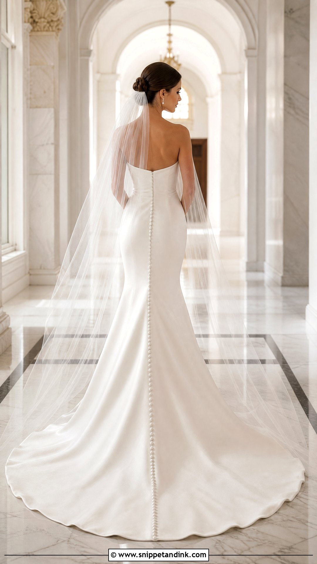 Wedding Dress With Buttons to the Train - Snippet and Ink - 20 Wedding Dress with Buttons Down the Back Ideas
