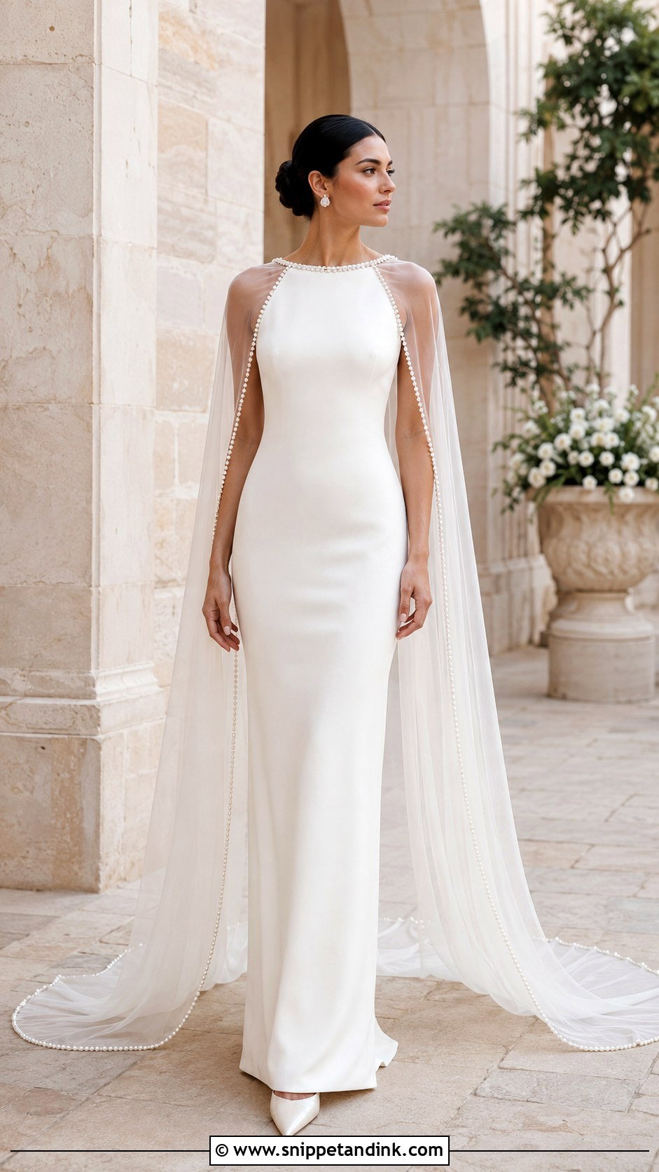 Wedding Dress With Cape - Snippet and Ink - 20 Creative Wedding Dress Ideas