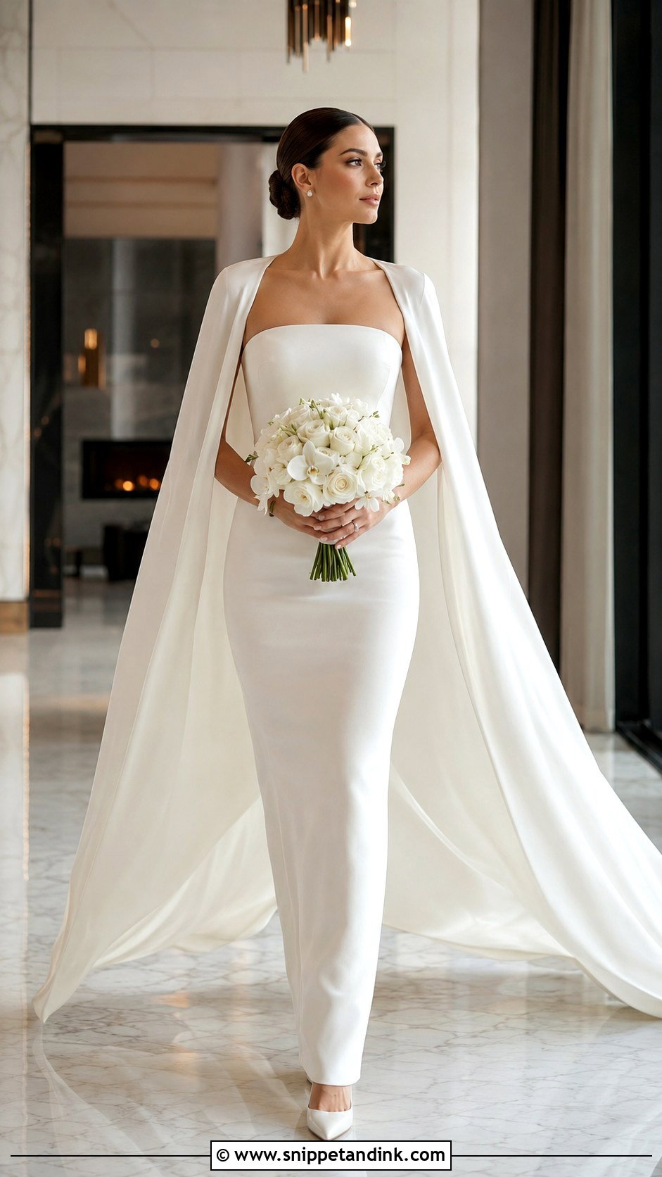 Wedding Dress With Cape - Snippet and Ink - 20 Simple Elegant Wedding Dress Classy Chic Ideas
