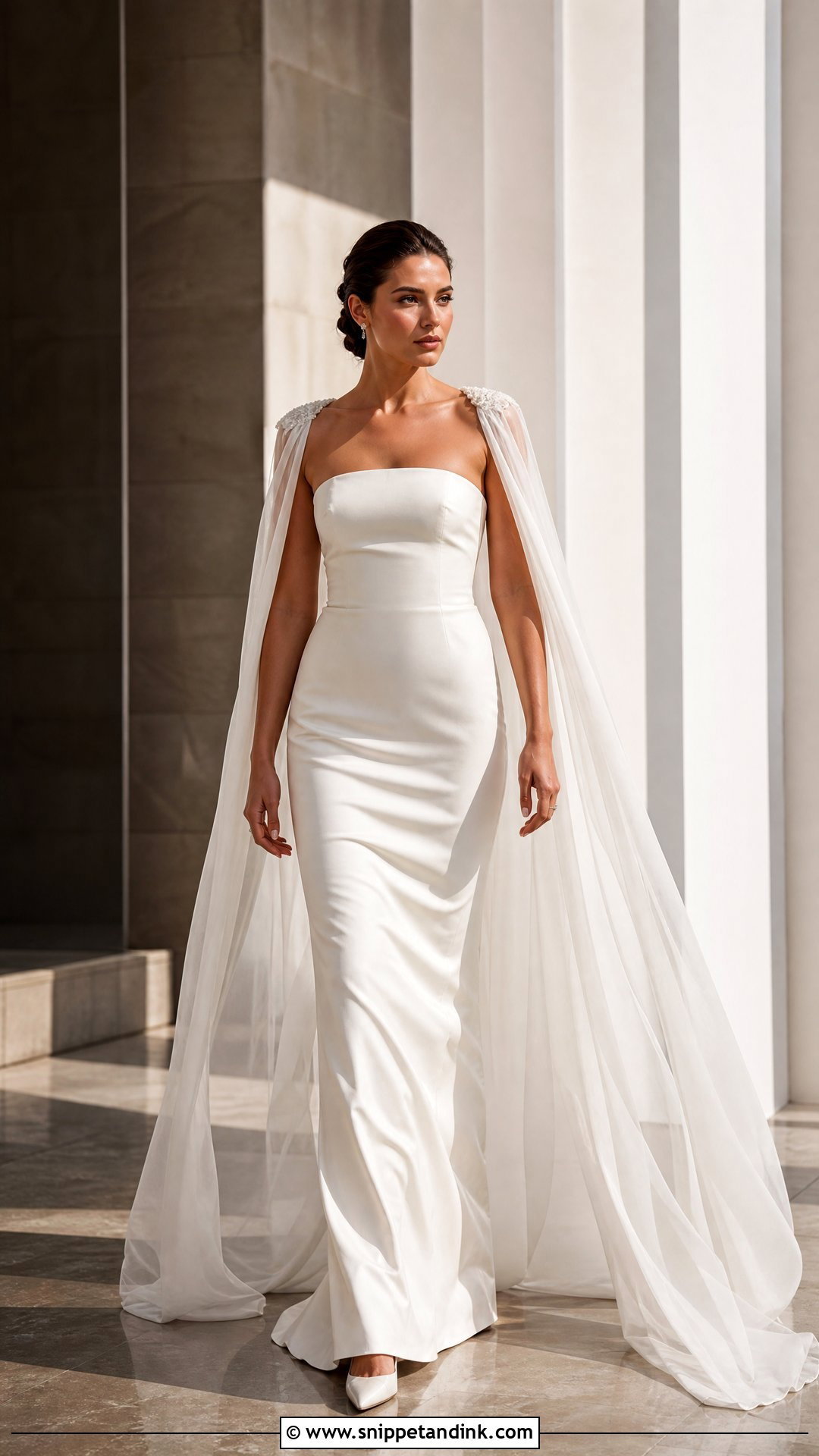 Wedding Dress With Cape - Snippet and Ink - 25 New Wedding Dresses