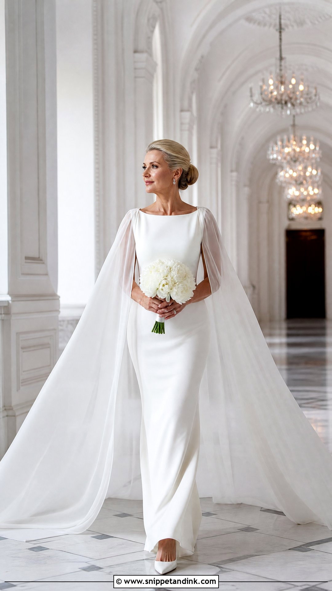 Wedding Dress With Cape - Snippet and Ink - 20 Wedding Dresses for Second Marriage
