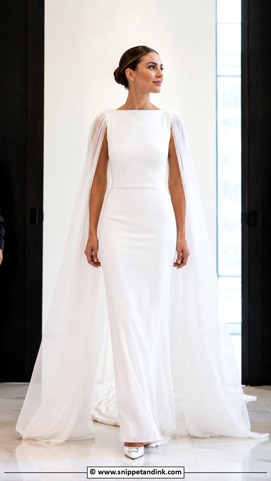 Wedding Dress With Cape - Snippet and Ink - 30 Wedding Dress Inspiration Ideas