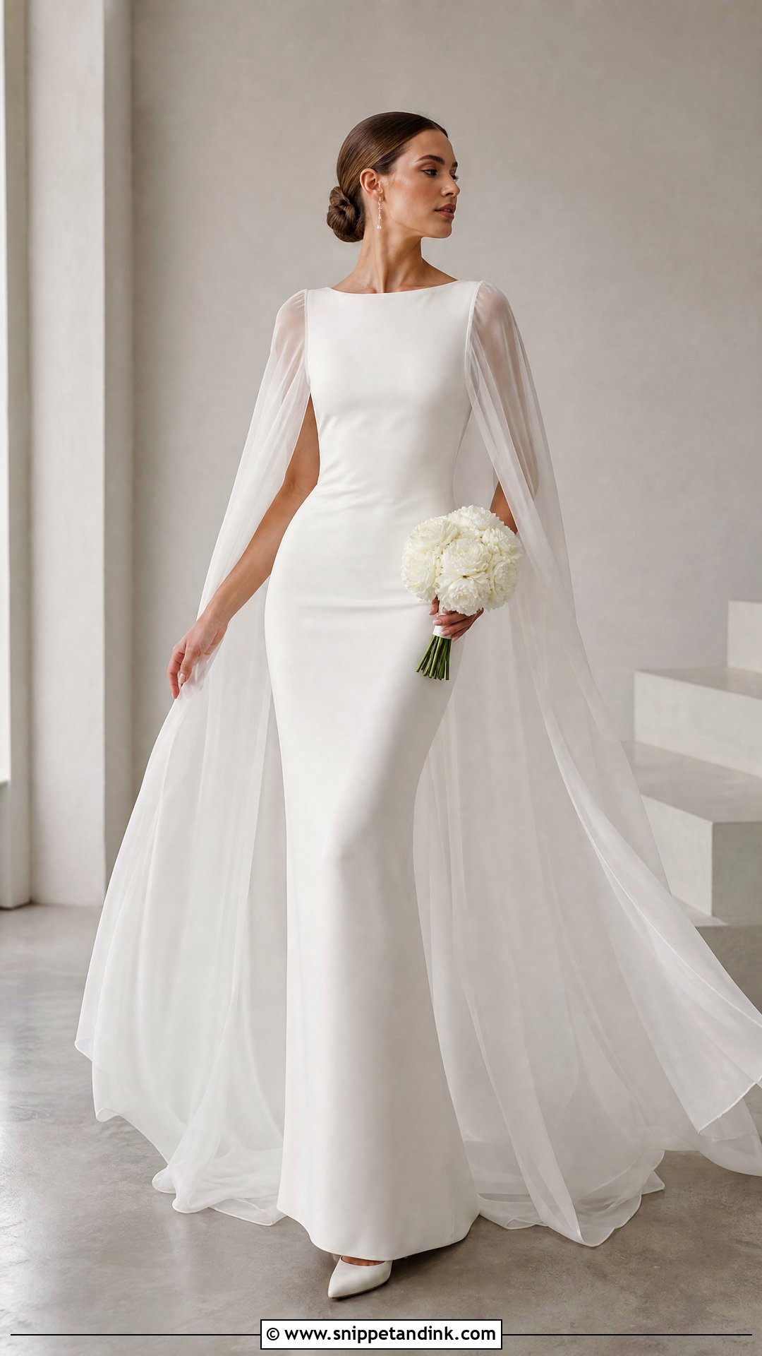 Wedding Dress With Cape Sleeves - Snippet and Ink - 20 Sleeves for Wedding Dress