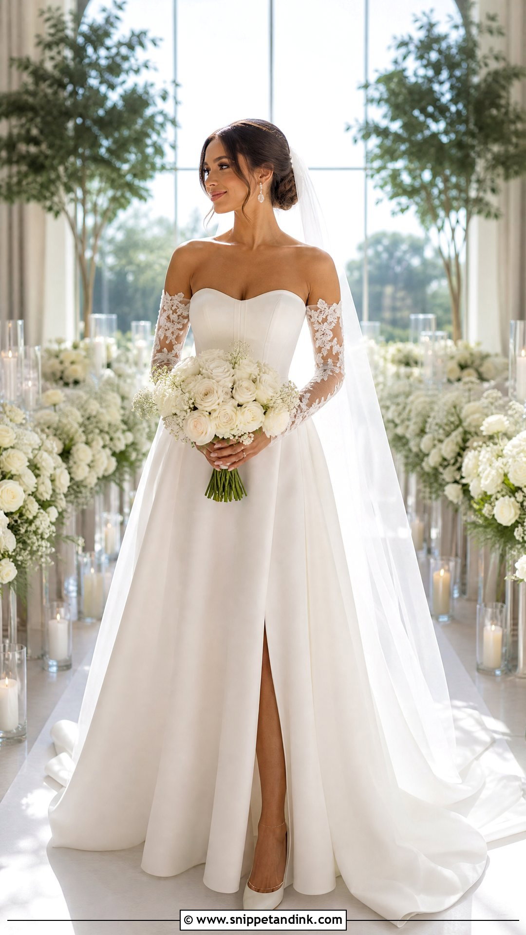Wedding Dress With Convertible Ceremony Sleeves - Snippet and Ink - 20 Add Sleeves to Wedding Dress
