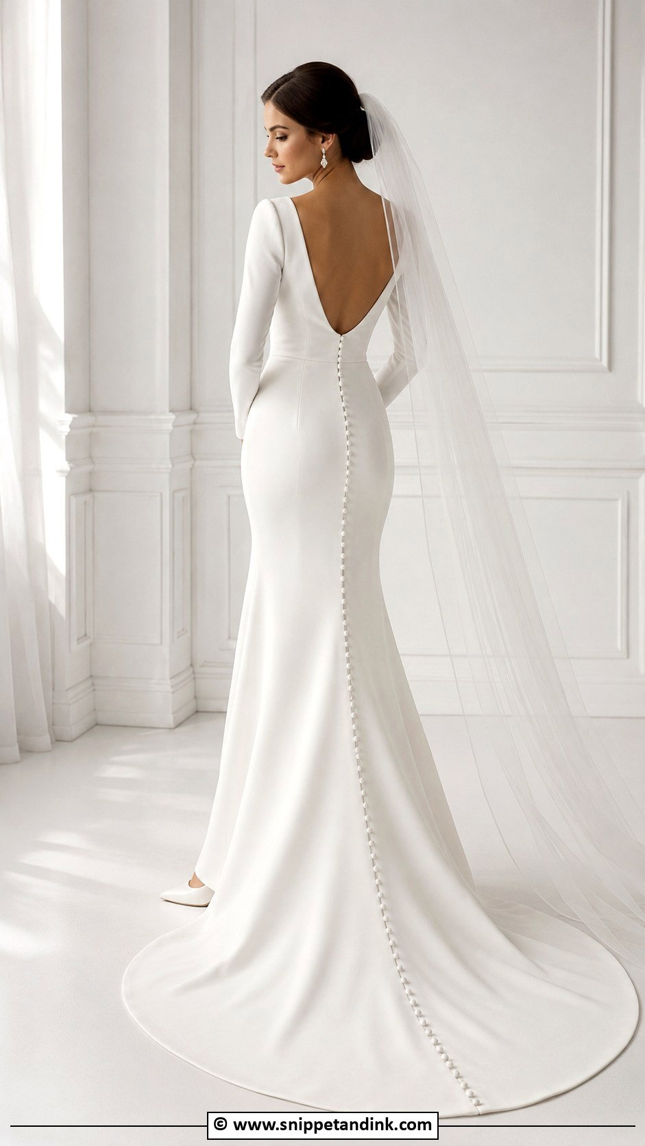Wedding Dress With Covered Buttons - Snippet and Ink - 30 Timeless Elegant Wedding Dress Ideas
