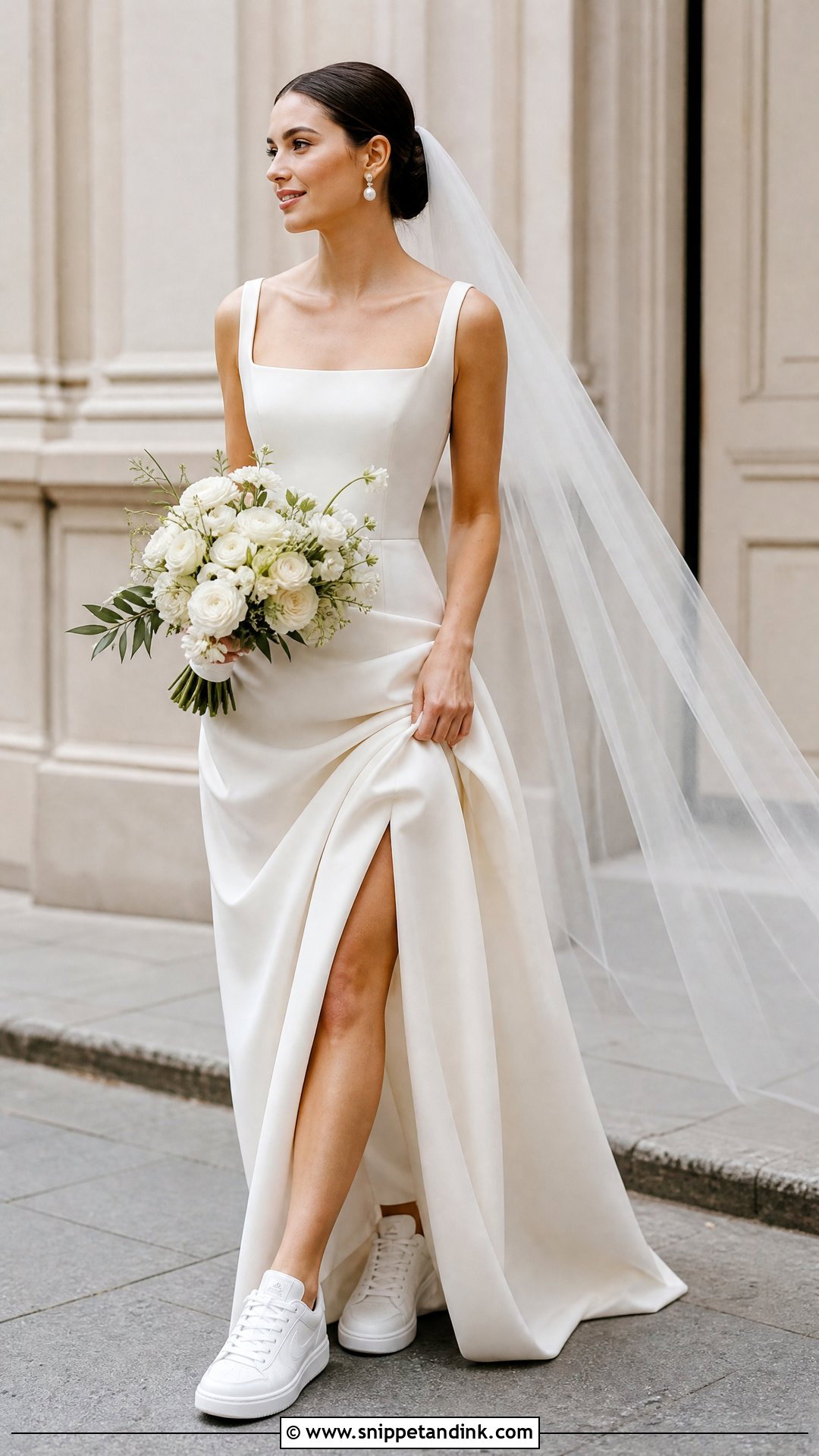 Wedding Dress With Designer Sneakers - Snippet and Ink - 25 Wedding Dress with Sneakers Ideas