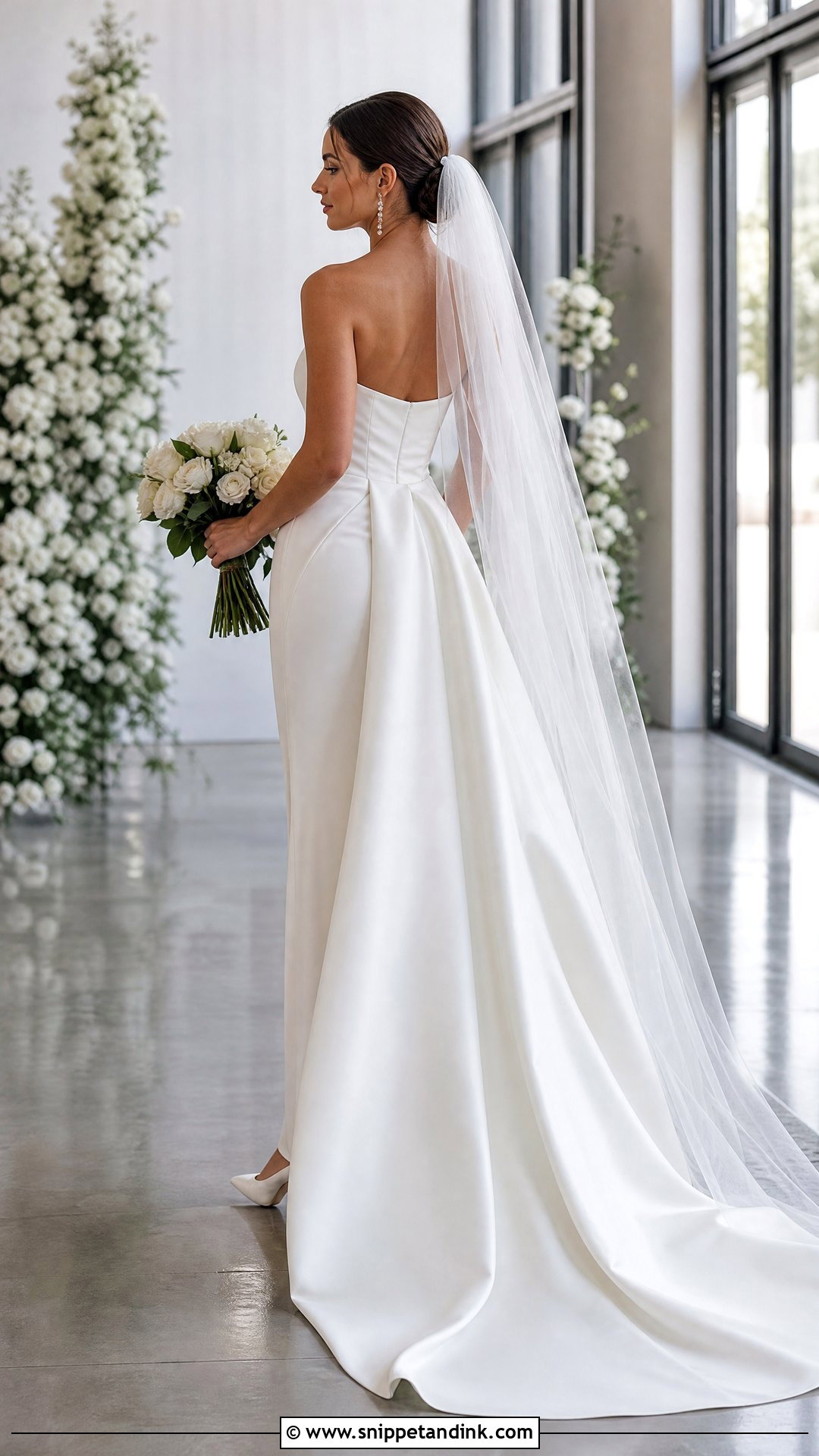 Wedding Dress With Detachable Cathedral Train - Snippet and Ink - 20 Wedding Dresses with Long Trains