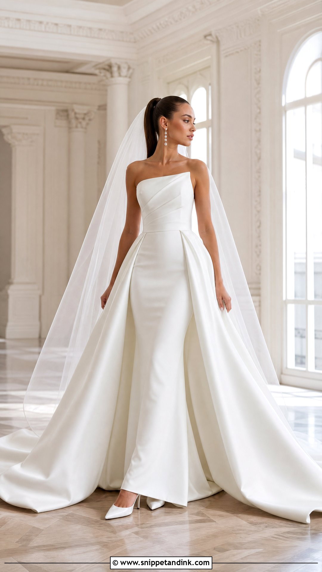 Wedding Dress With Detachable Overskirt - Snippet and Ink - 20 Faith Kelly Wedding Dress Ideas