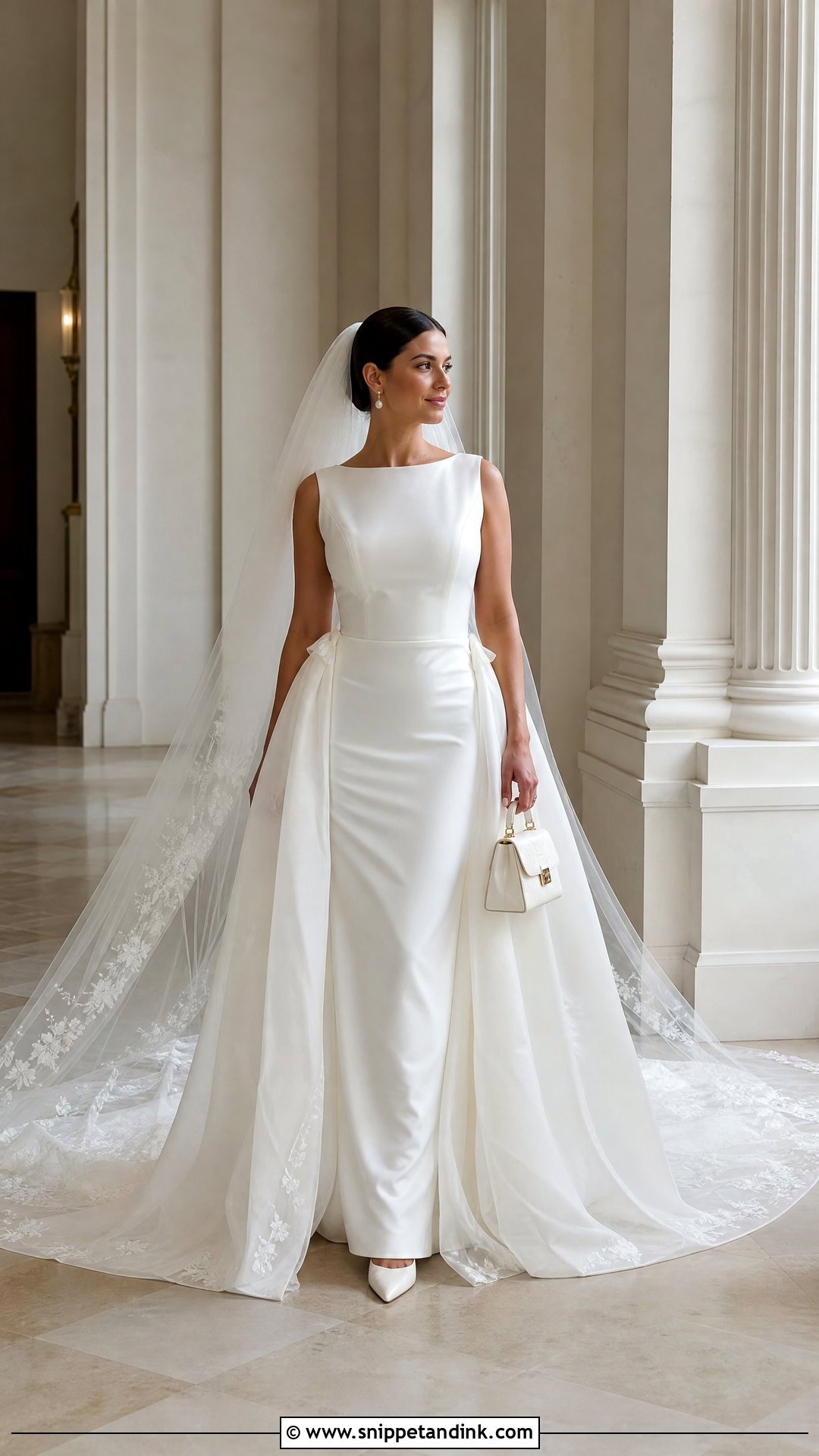 Wedding Dress With Detachable Overskirt - Snippet and Ink - 20 Recycled Wedding Dress Ideas