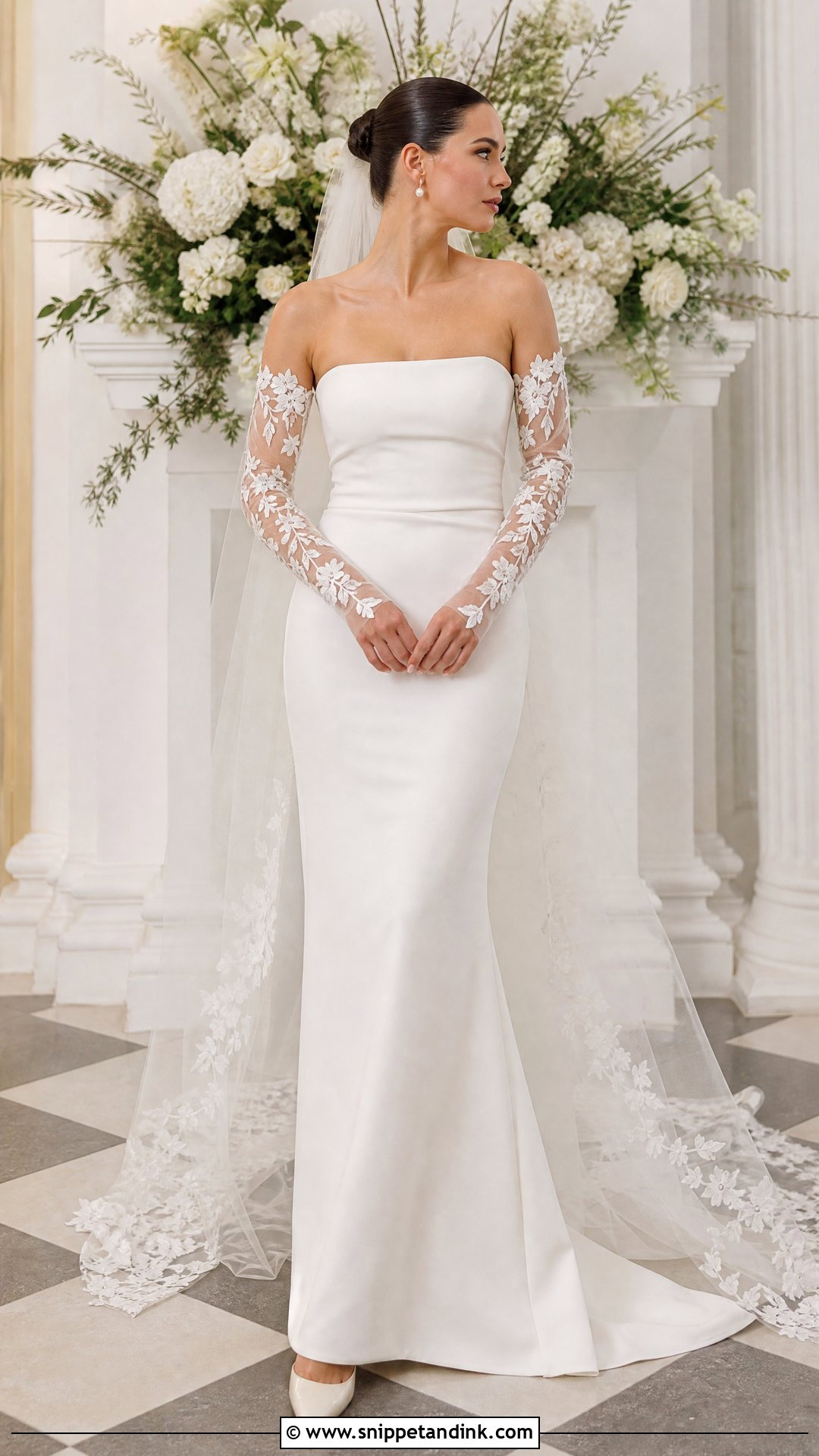 Wedding Dress With Detachable Sleeves - Snippet and Ink - 20 Faith Kelly Wedding Dress Ideas