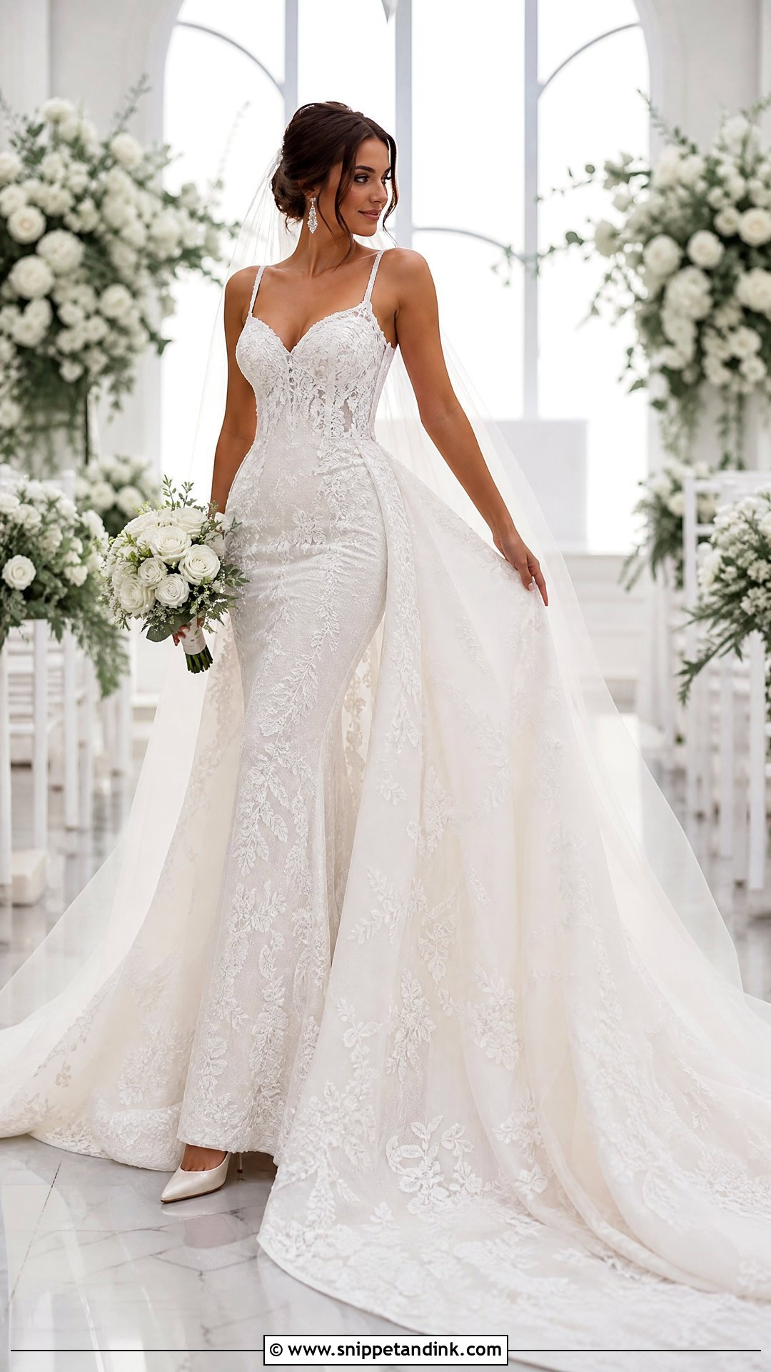 Wedding Dress With Detachable Train - Snippet and Ink - 20 Wedding Dress Add Ons Ideas