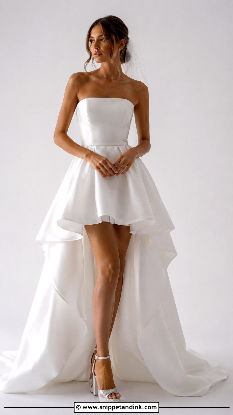 Wedding Dress With Extreme High Low Hem - Snippet and Ink - 30 Worst Wedding Dress Ideas