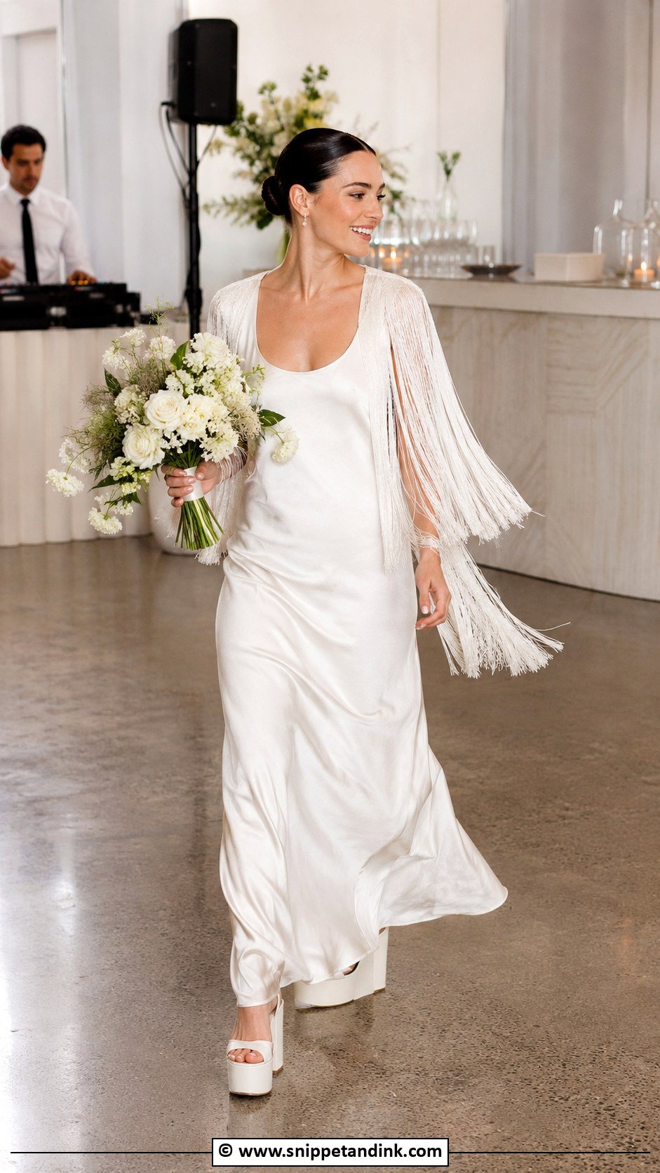 Wedding Dress With Fringe - Snippet and Ink - 30 70s Wedding Dress Ideas