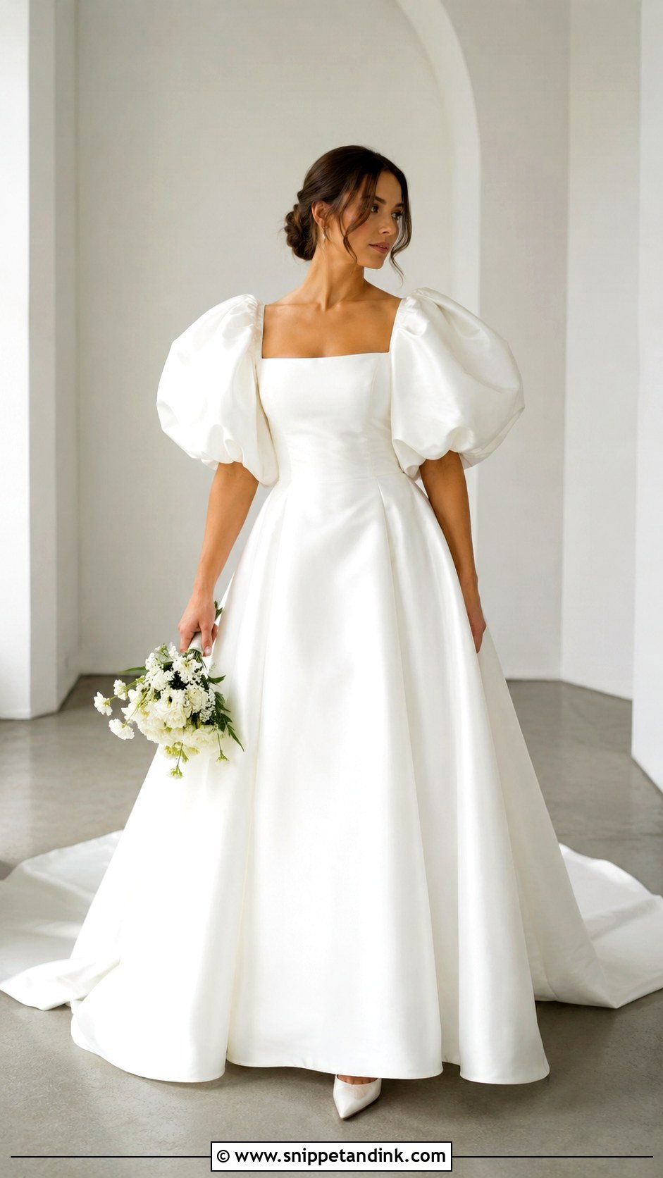 Wedding Dress With Giant Puff Sleeves - Snippet and Ink - 30 Worst Wedding Dress Ideas
