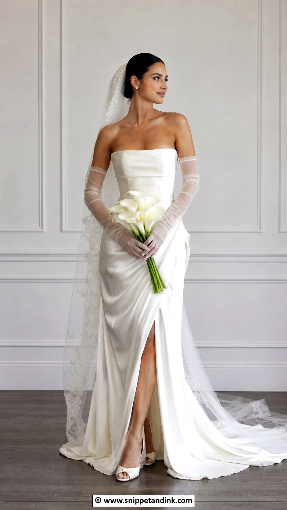 Wedding Dress With Gloves - Snippet and Ink - 30 Wedding Dress 2024 Ideas