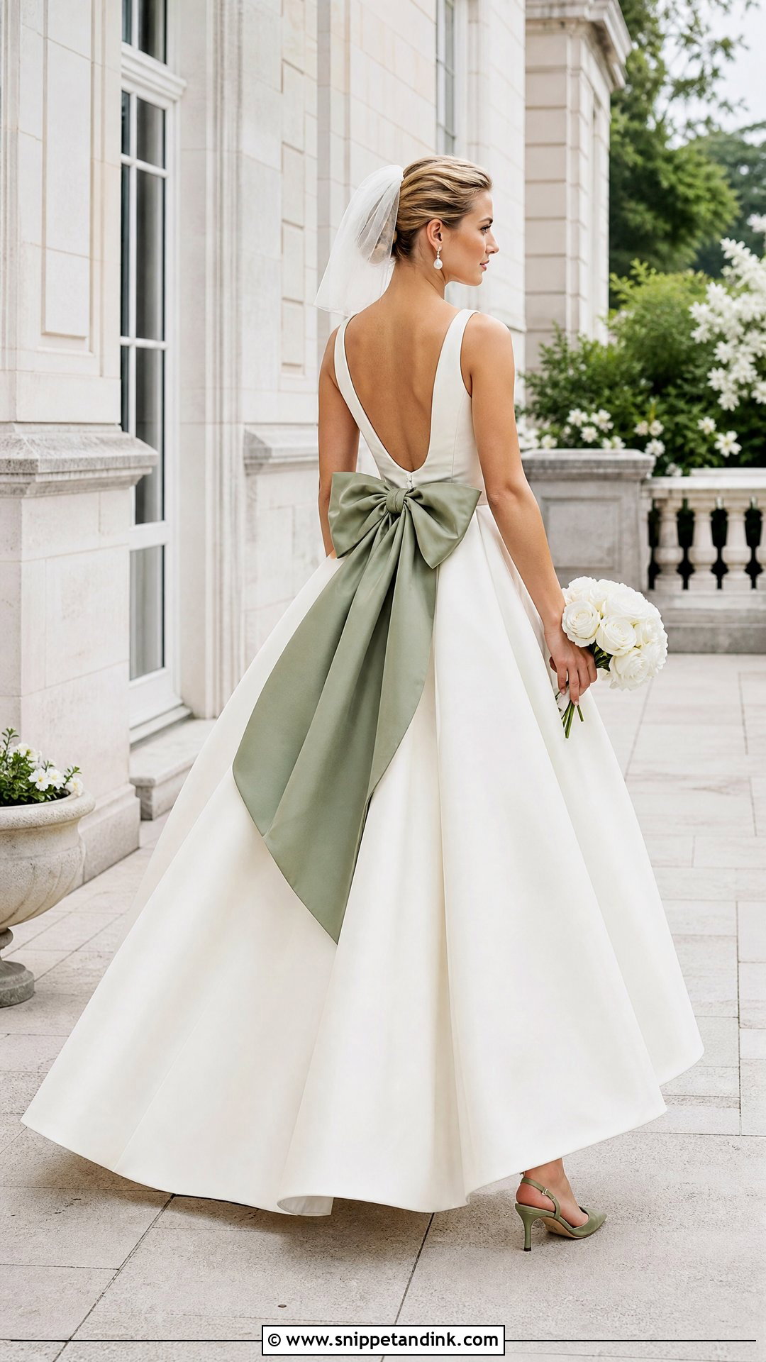 Wedding Dress With Green Bow - Snippet and Ink - 20 Wedding Dress with Green Accents Ideas