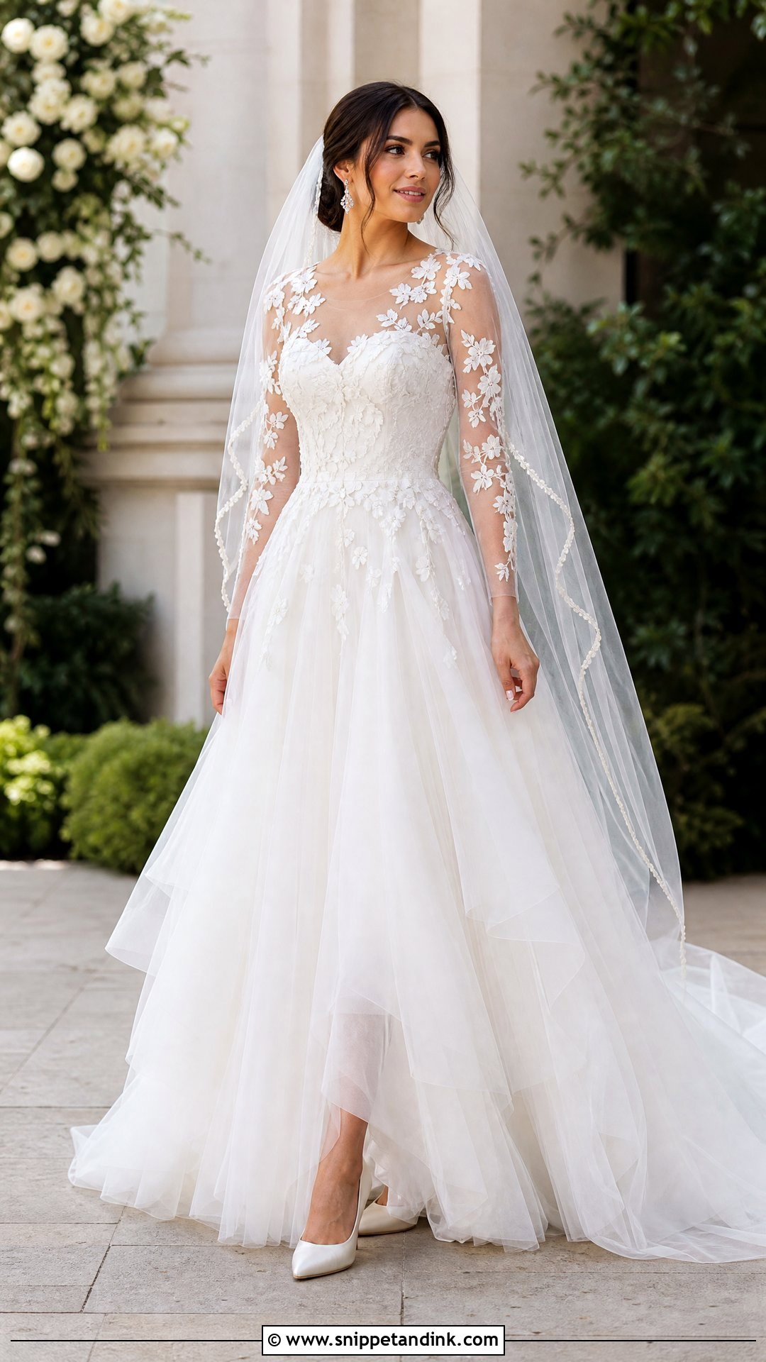 Wedding Dress With Illusion Sleeves - Snippet and Ink - 20 Sleeves for Wedding Dress
