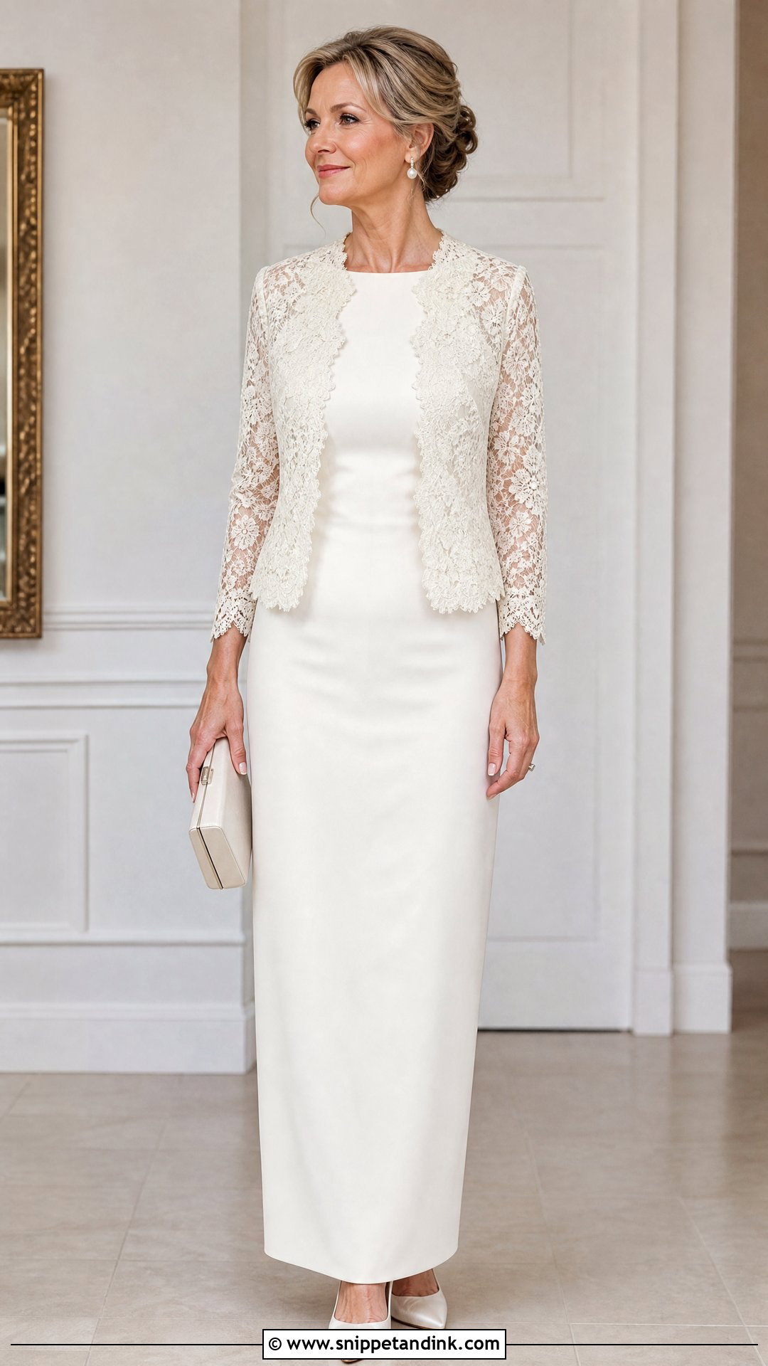 Wedding Dress With Jacket - Snippet and Ink - 25 Over 50 Bride Wedding Dresses