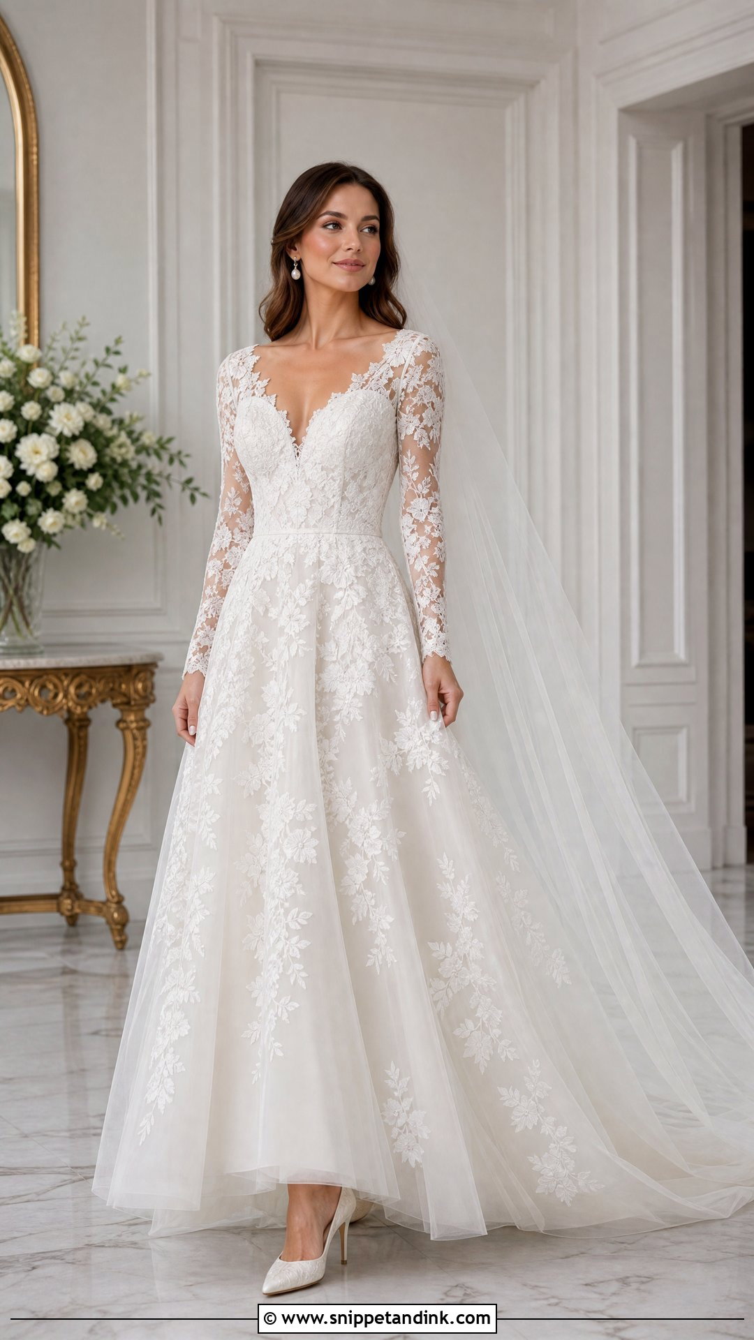 Wedding Dress With Long Lace Sleeves - Snippet and Ink - 20 Sleeves for Wedding Dress