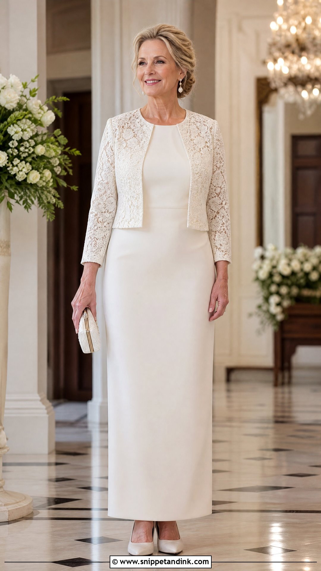 Wedding Dress With Matching Jacket - Snippet and Ink - 20 Older Women Wedding Dresses