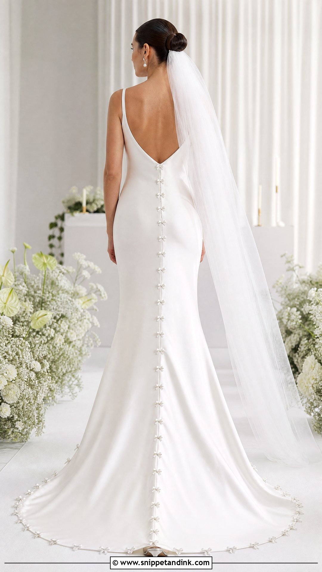 Wedding Dress With Micro Bows - Snippet and Ink - 20 Wedding Dress with Bows Ideas