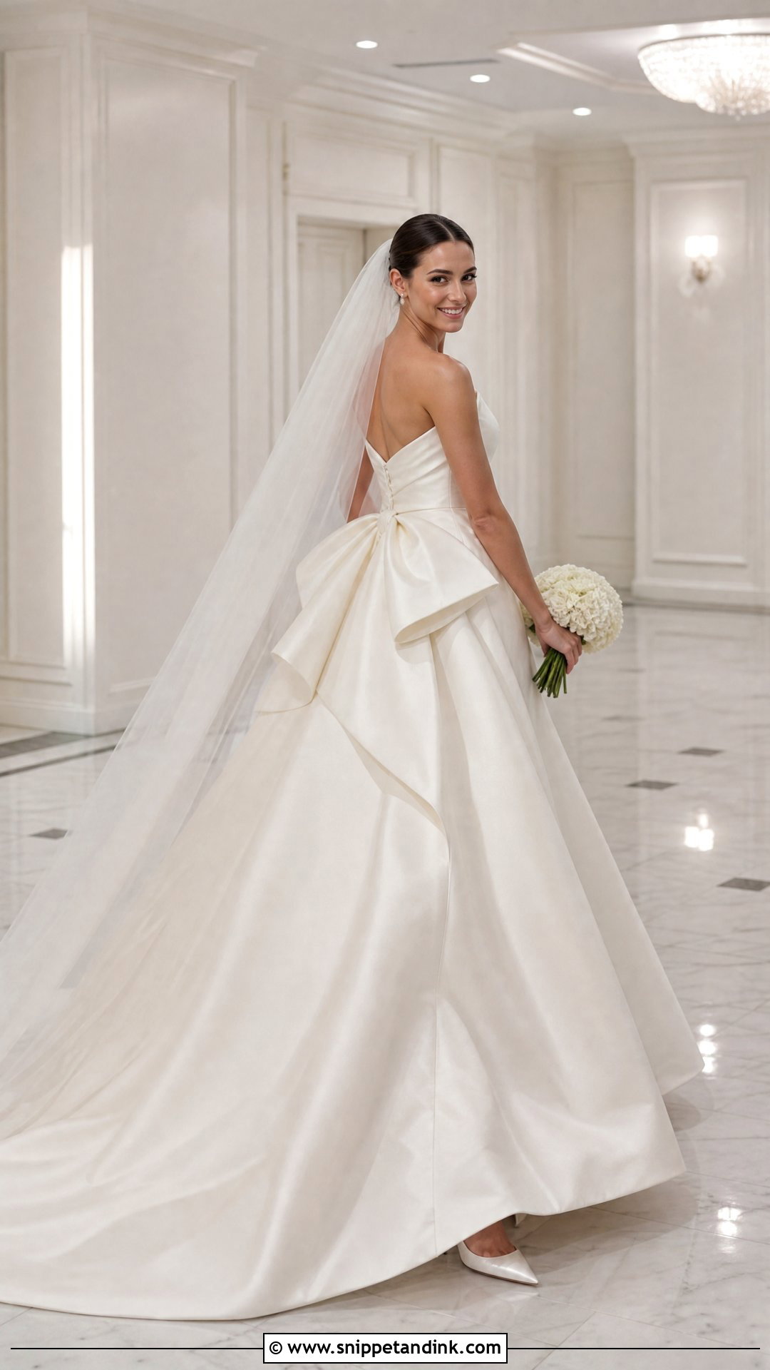Wedding Dress With Oversized Bow - Snippet and Ink - 20 Vogue Wedding Dress Ideas