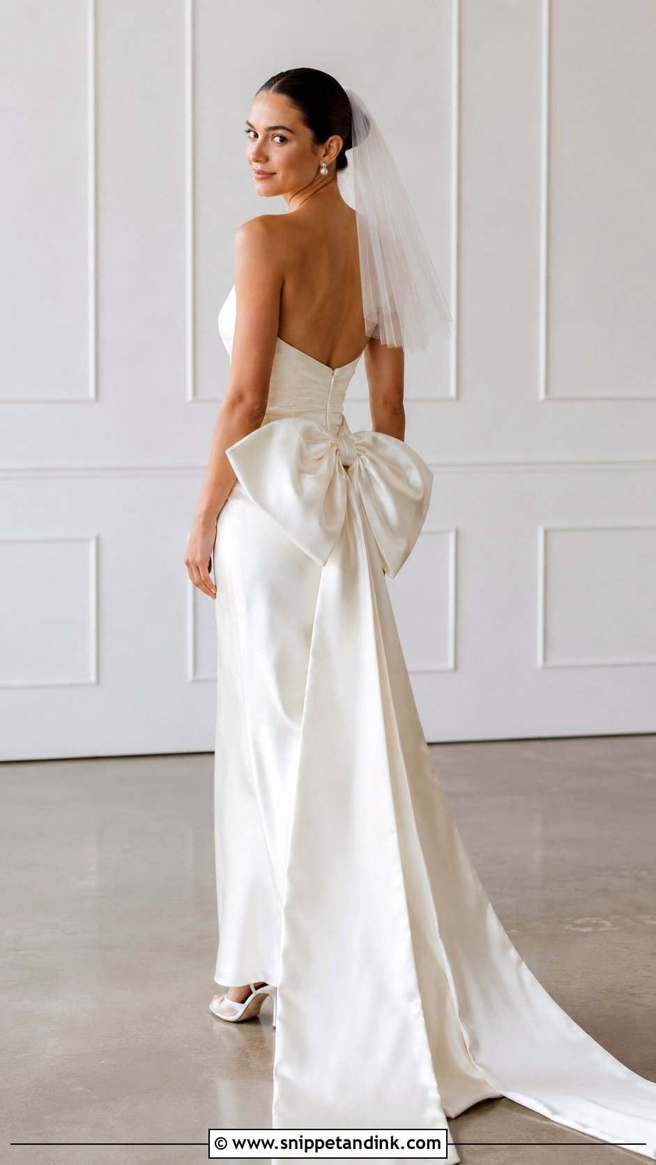 Wedding Dress With Oversized Bow - Snippet and Ink - 30 Worst Wedding Dress Ideas