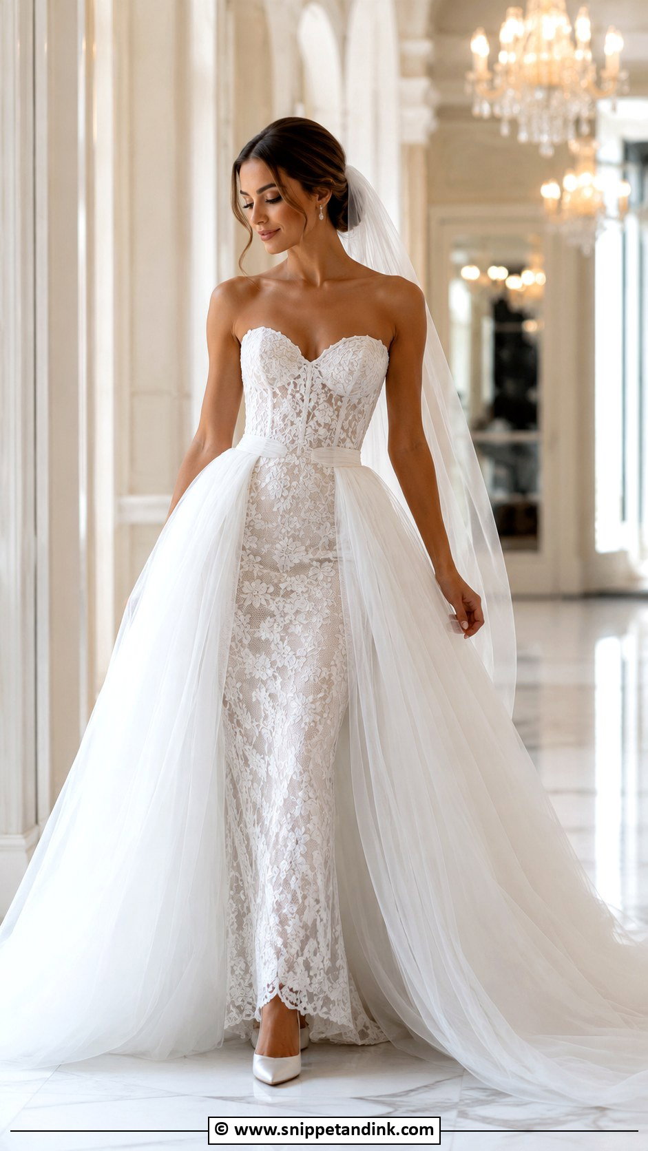 Wedding Dress With Overskirt - Snippet and Ink - 30 2026 Wedding Dress Ideas