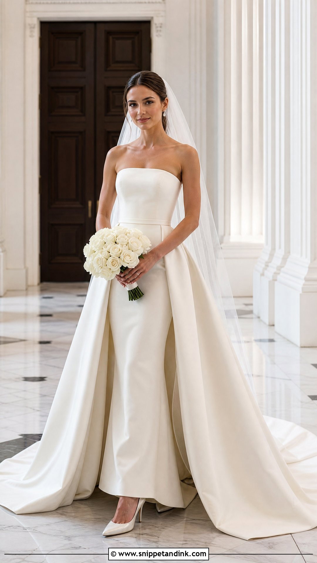 Wedding Dress With Overskirt - Snippet and Ink - 25 Modern Elegant Wedding Dress Ideas