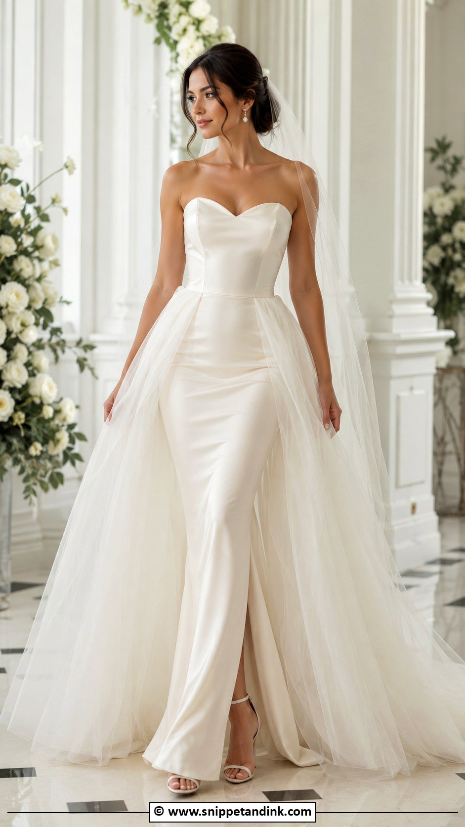 Wedding Dress With Overskirt - Snippet and Ink - 30 Cute Wedding Dress Ideas