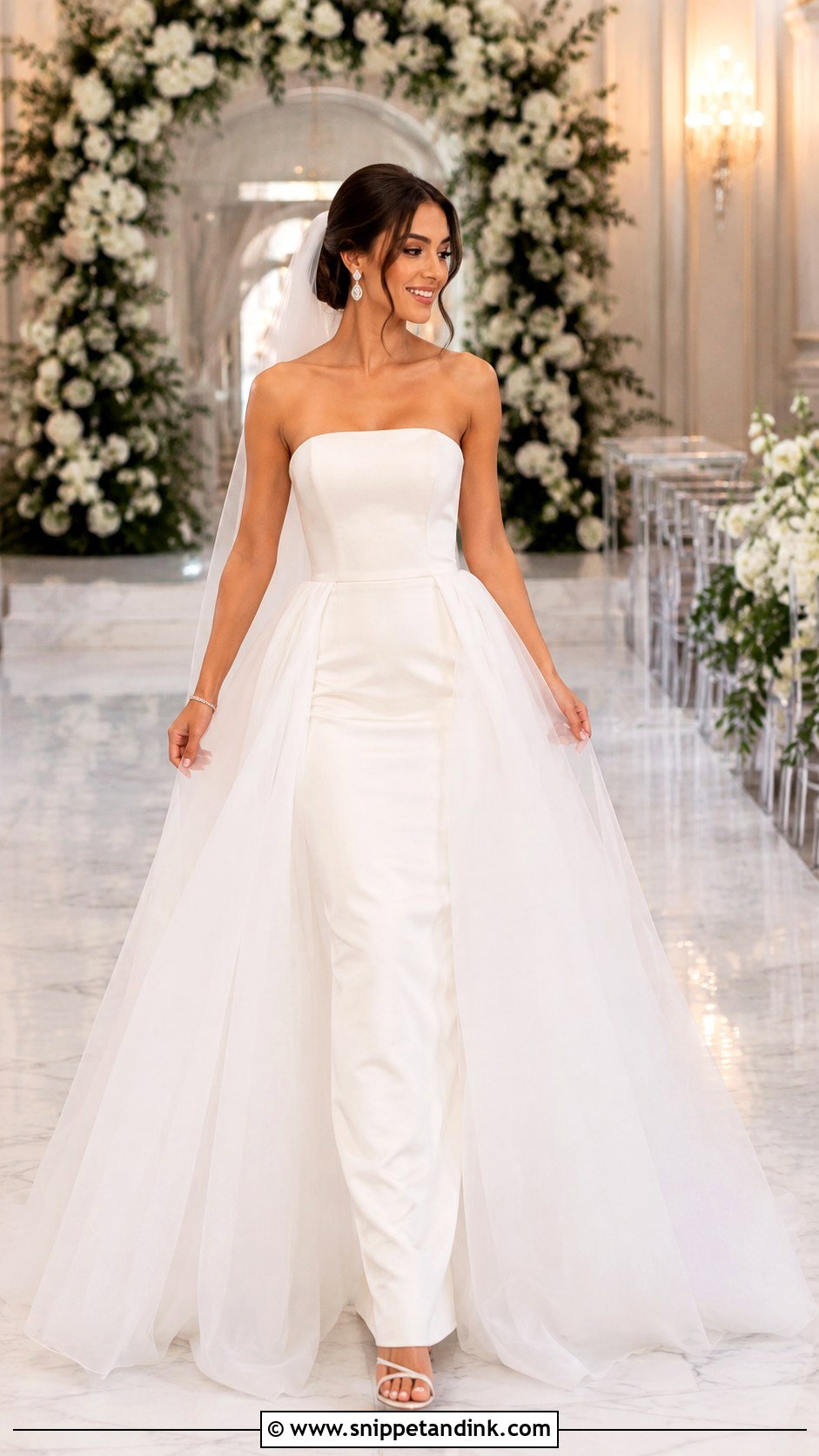 Wedding Dress With Overskirt - Snippet and Ink - 30 Wedding Dress Design Ideas