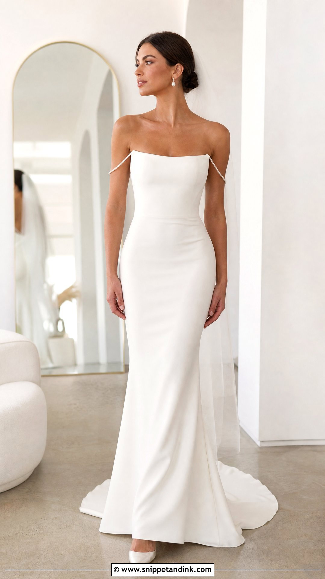 Wedding Dress With Pearl Straps - Snippet and Ink - 20 Wedding Dress Add Ons Ideas