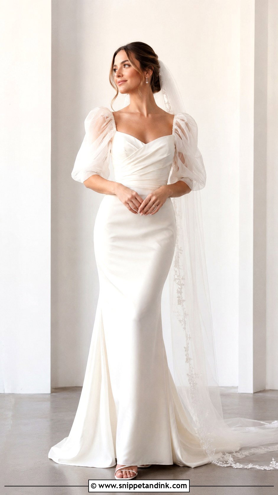 Wedding Dress With Puff Sleeves - Snippet and Ink - 25 Wedding Dress for Bride Ideas