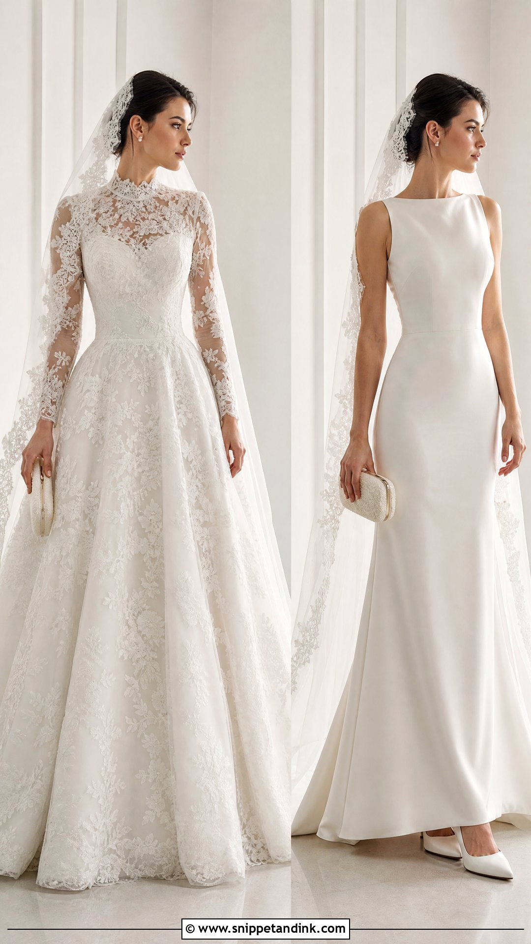 Wedding Dress With Removable Lace Overlay - Snippet and Ink - 20 Two in One Convertible Wedding Dress Ideas