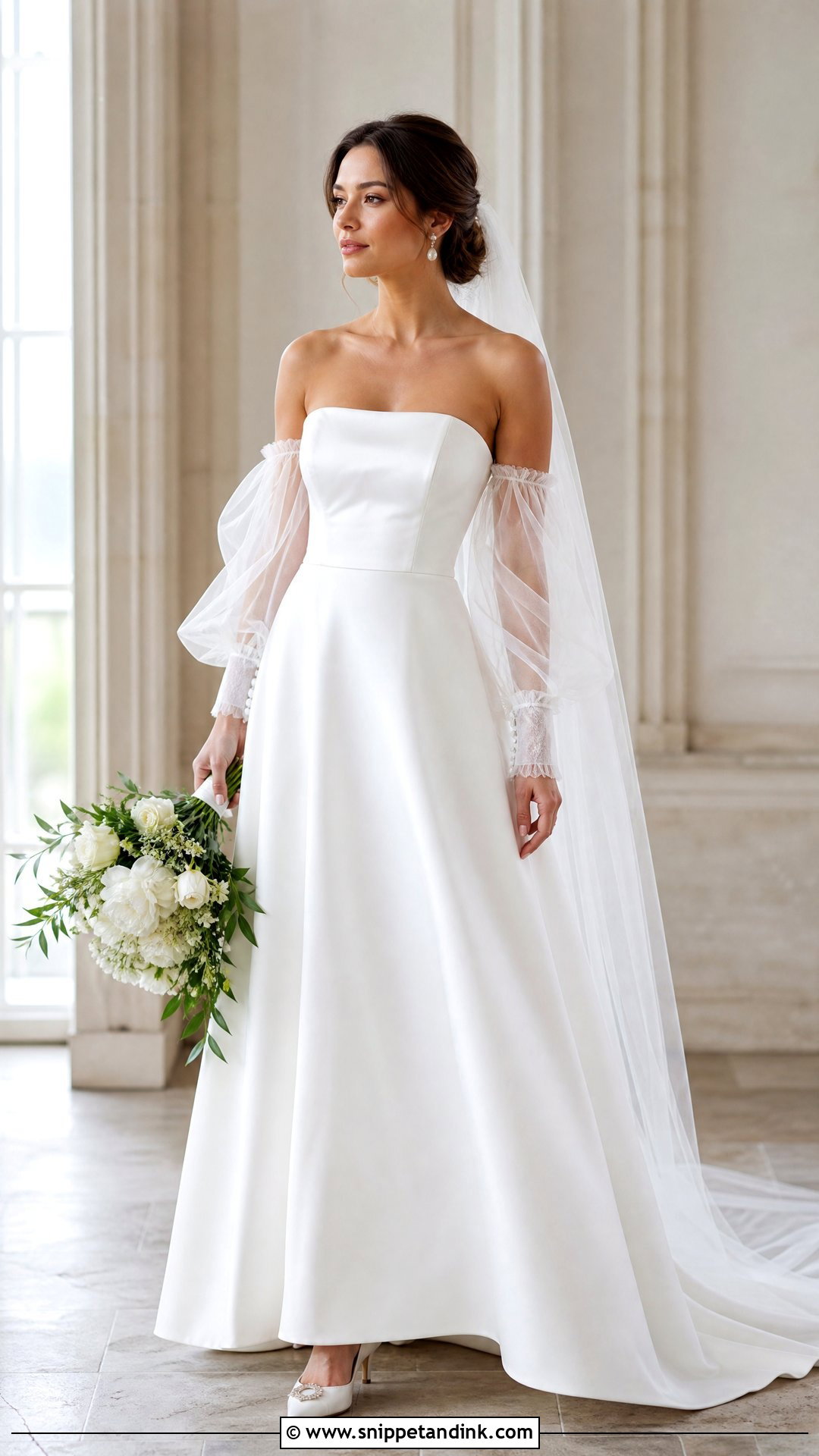 Wedding Dress With Removable Sleeves - Snippet and Ink - 25 Wedding Dresses 2026 Bride