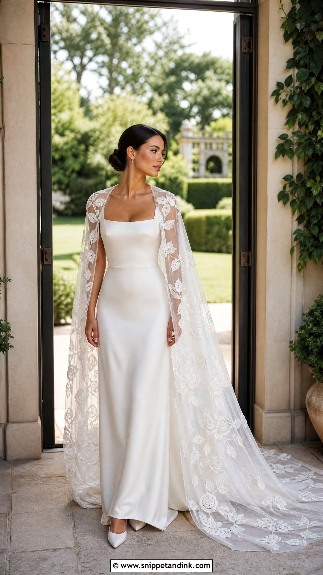 Wedding Dress With Rose Cape - Snippet and Ink - 20 Wedding Dress with Roses Ideas