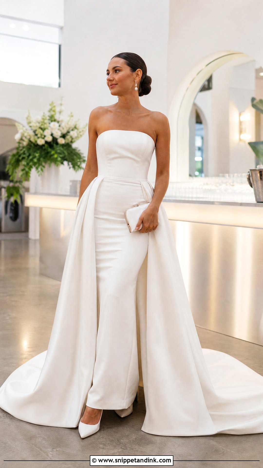 Wedding Dress With Satin Overskirt - Snippet and Ink - 20 Wedding Dress Add Ons Ideas