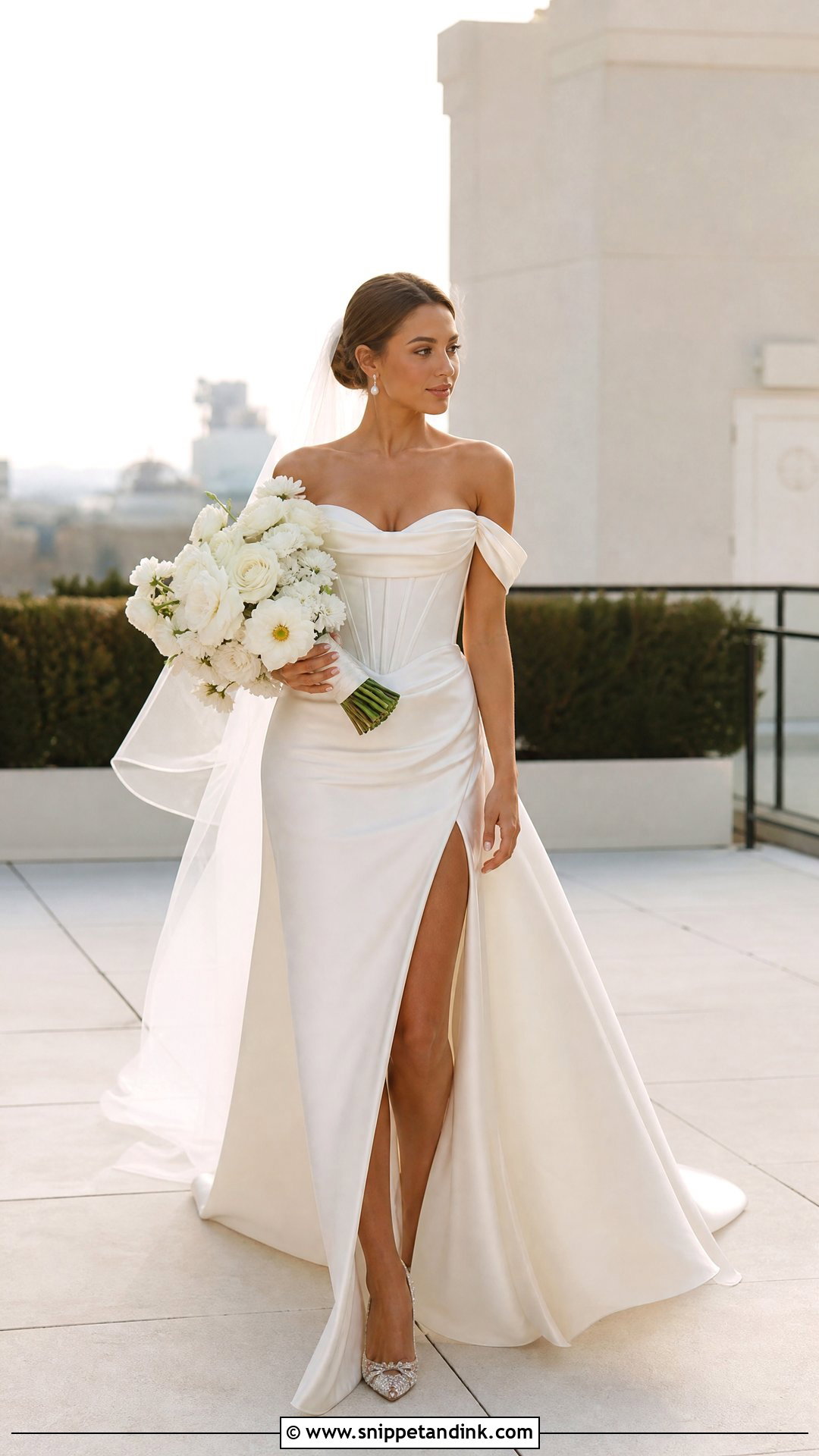 Wedding Dress With Side Slit - Snippet and Ink - 20 Wtoo By Watters Wedding Dress Ideas