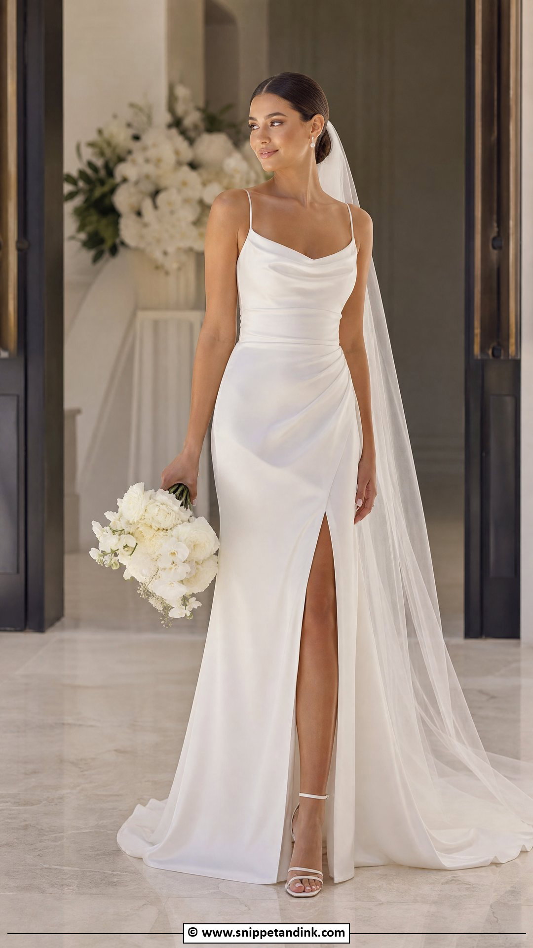 Wedding Dress With Slit - Snippet and Ink - 35 Elegant Wedding Dress Ideas