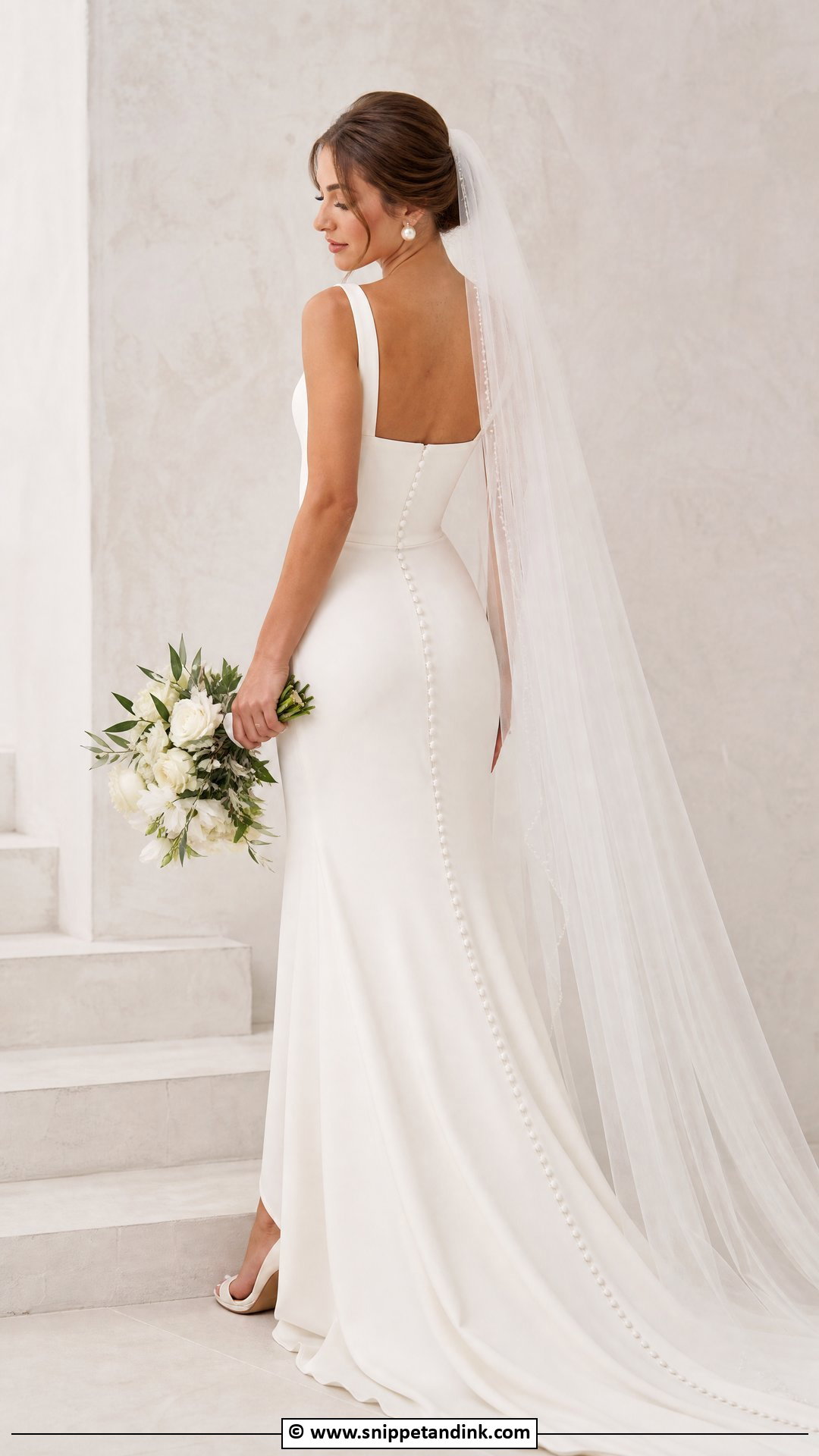 Wedding Dress With Square Back - Snippet and Ink - 35 Classy Elegant Wedding Dress Ideas