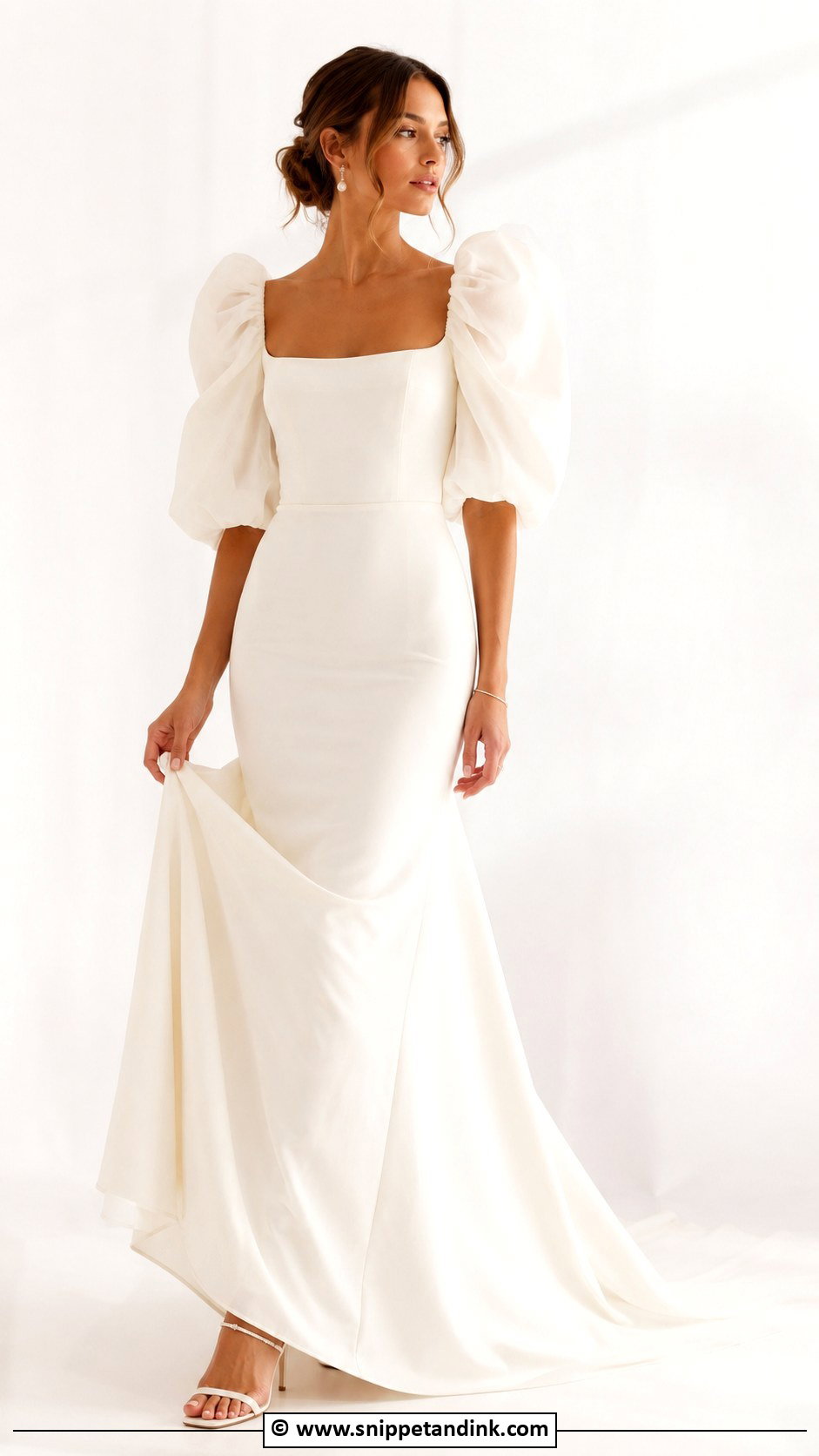 Wedding Dress With Statement Sleeves - Snippet and Ink - 30 Wedding Dress Inspiration Ideas