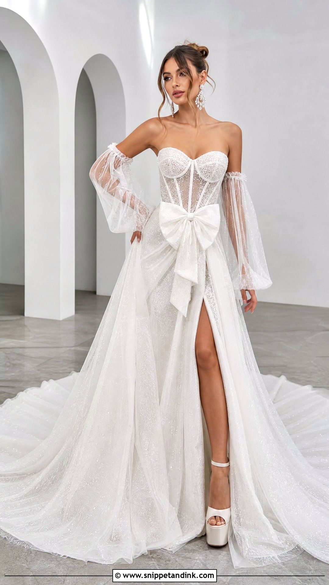 Wedding Dress With Too Many Trends - Snippet and Ink - 30 Worst Wedding Dress Ideas