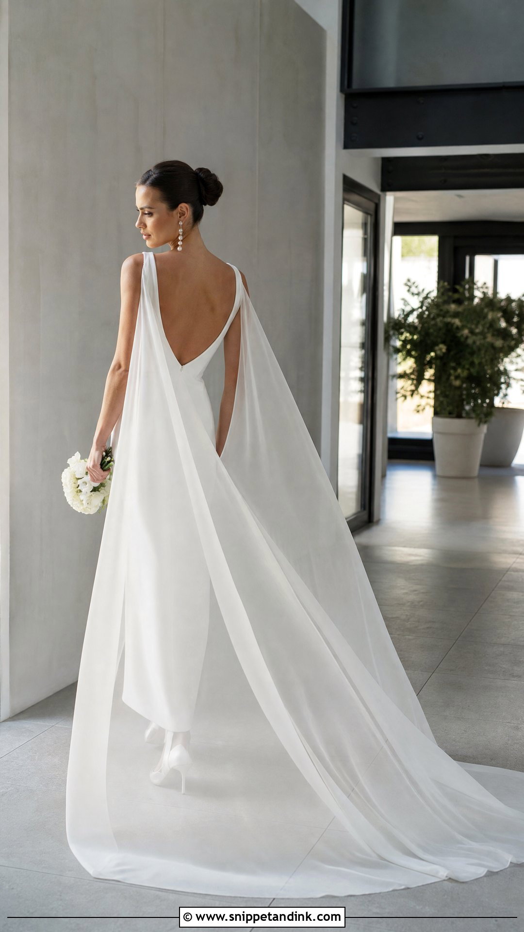 Wedding Dress With Watteau Train - Snippet and Ink - 20 Wedding Dress Add Ons Ideas