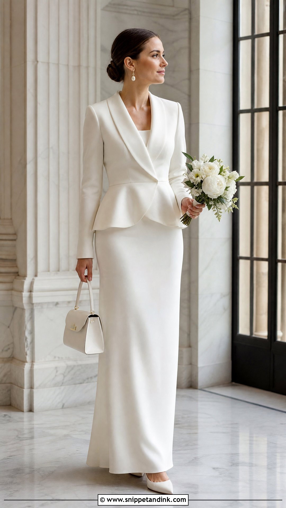 Wedding Dress with Peplum Jacket - Snippet and Ink - 20 Wedding Dress with Jacket Outfit Ideas