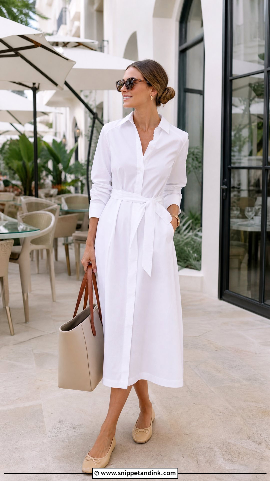 Wedding Farewell Brunch Shirt Dress - Snippet and Ink - 20 Wedding Wardrobe Ideas