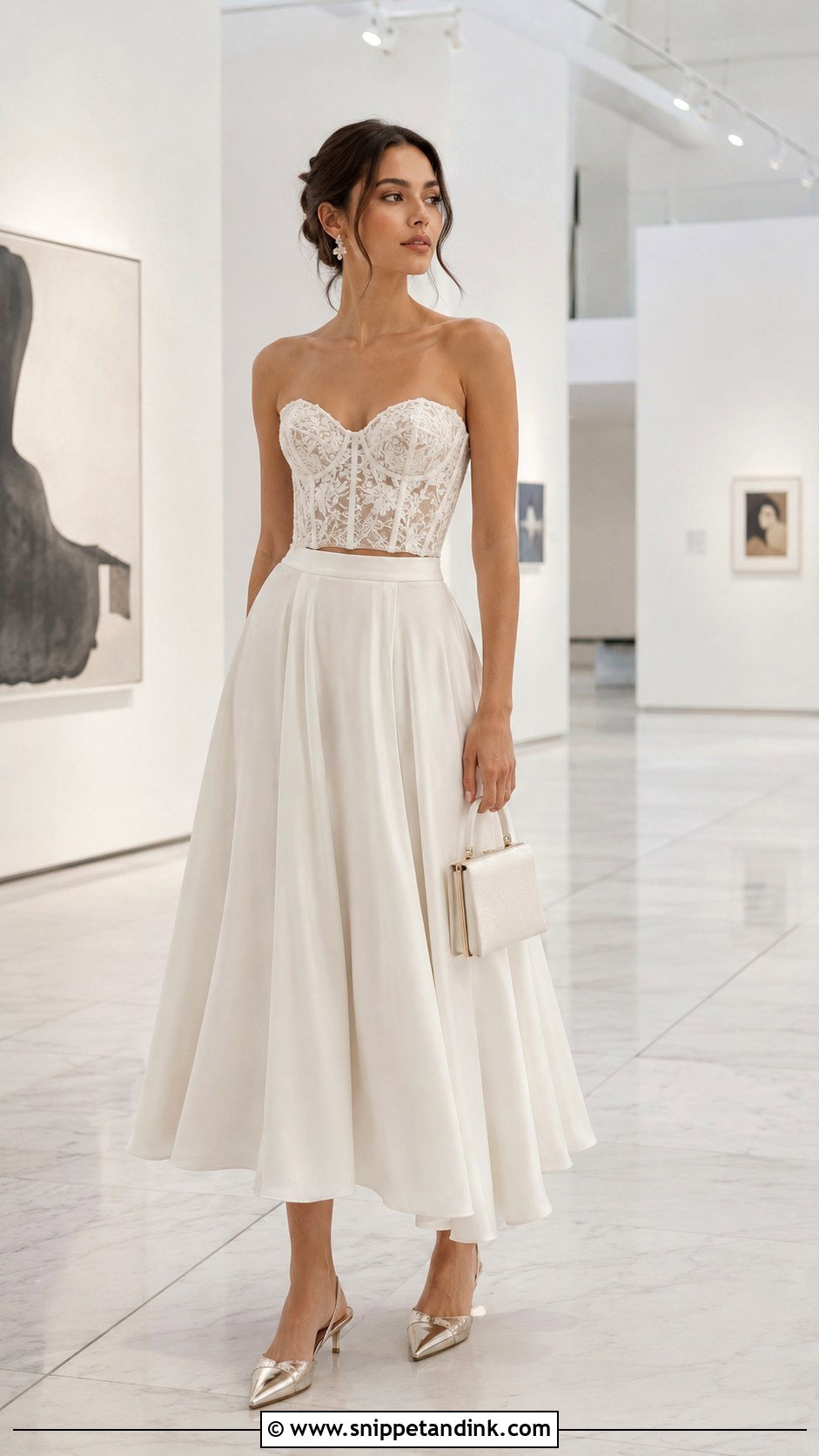 Wedding Gown Two Piece Skirt Set - Snippet and Ink - 20 Repurpose Wedding Gown Ideas