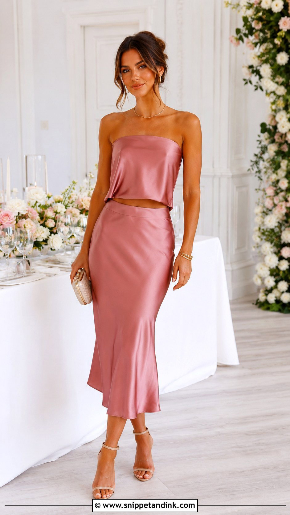 Wedding Guest Two Piece Set Outfit - Snippet and Ink - 30 Outfit Ideas for Wedding